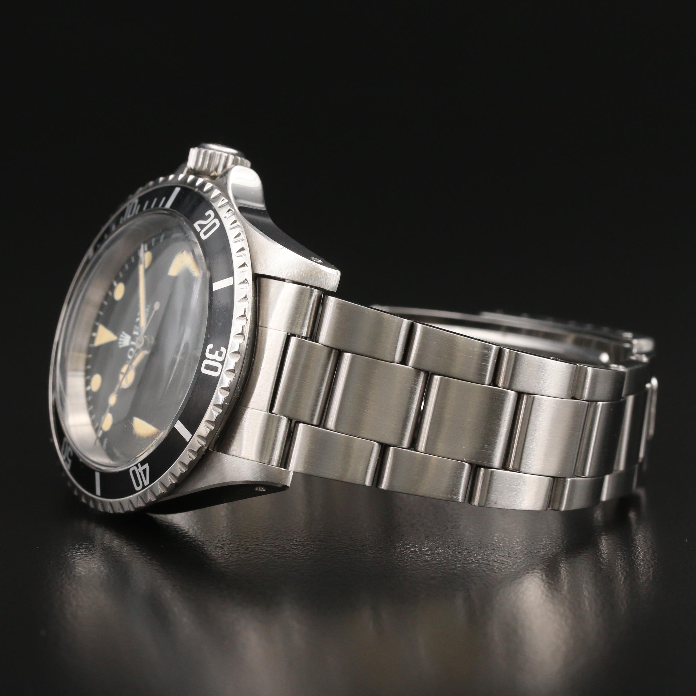 1967 Rolex Submariner Stainless Steel Automatic Watch