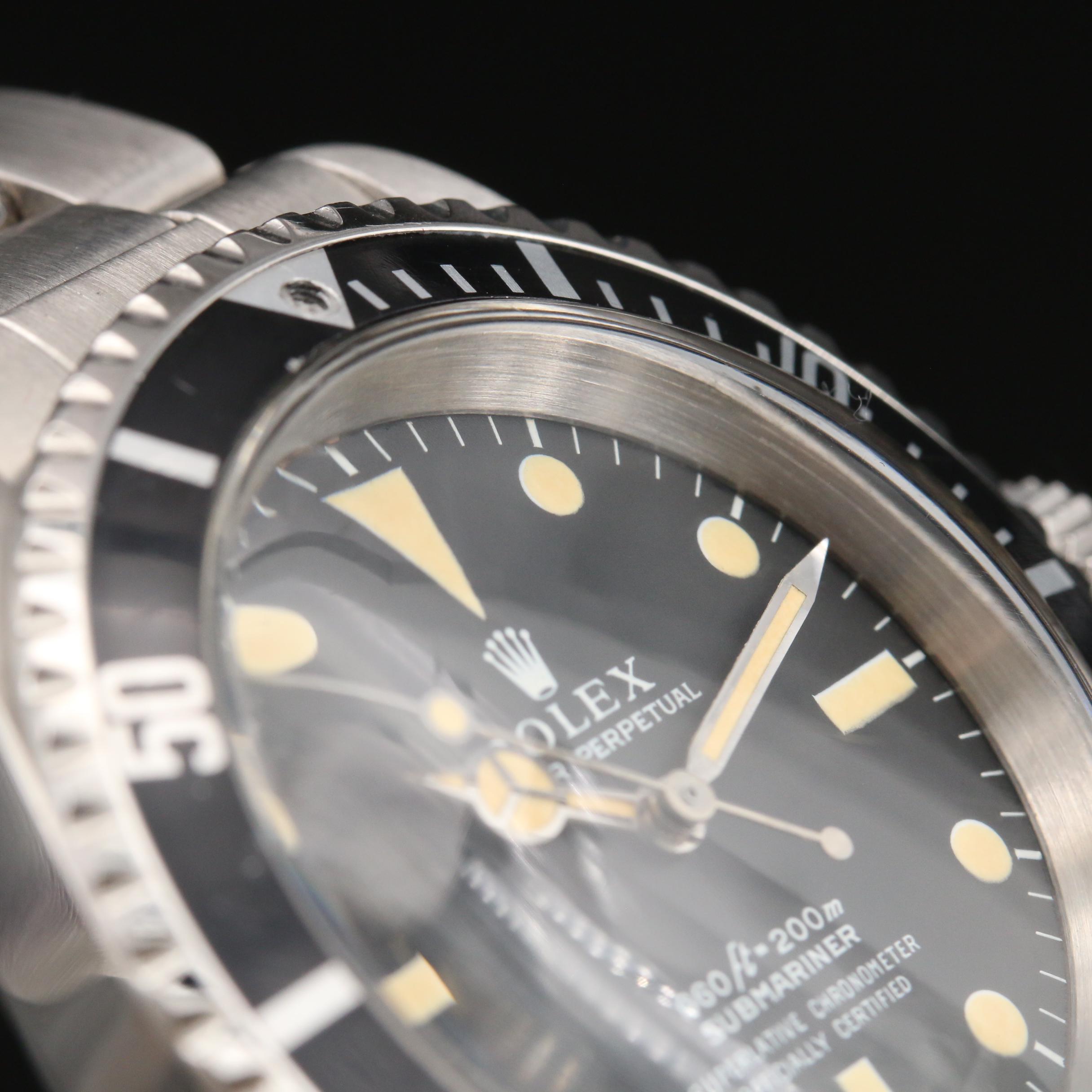 1967 Rolex Submariner Stainless Steel Automatic Watch