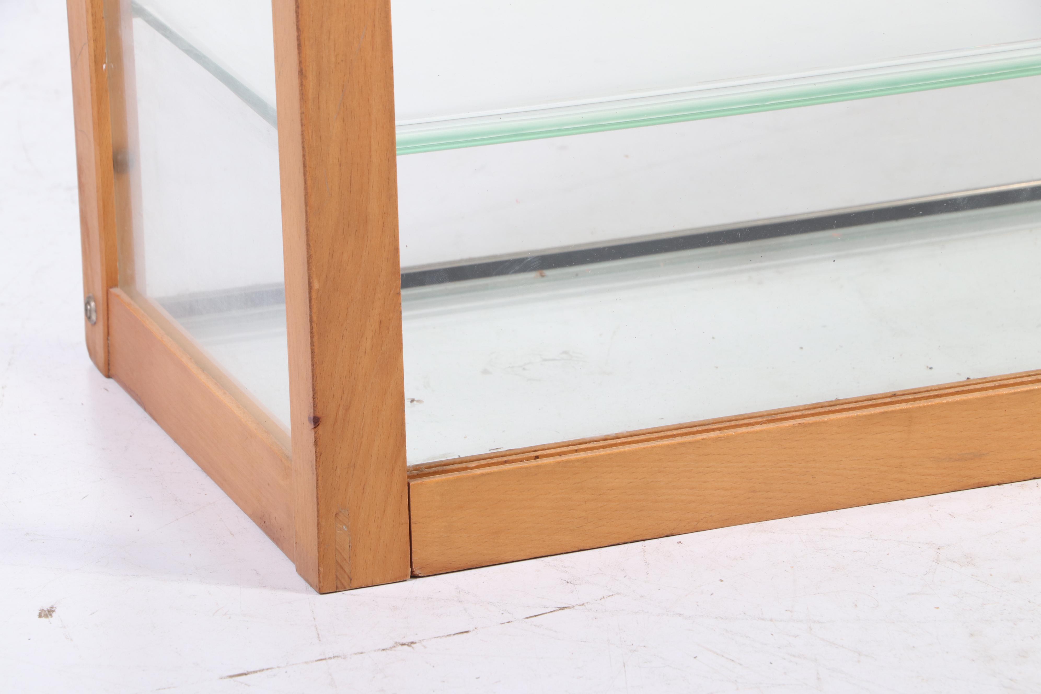 Waddell Maple and Glass Merchandising Display Cabinet