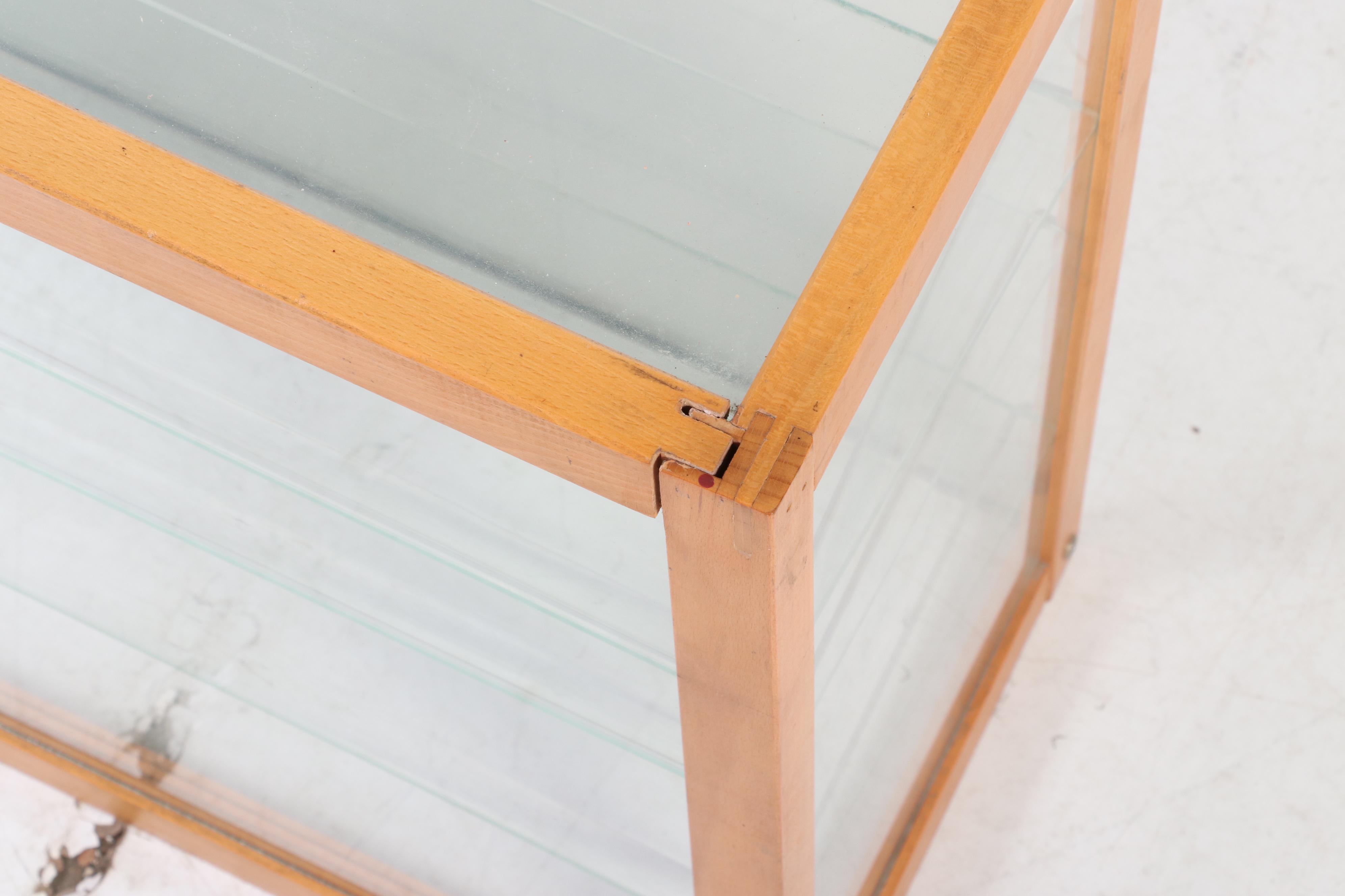 Waddell Maple and Glass Merchandising Display Cabinet