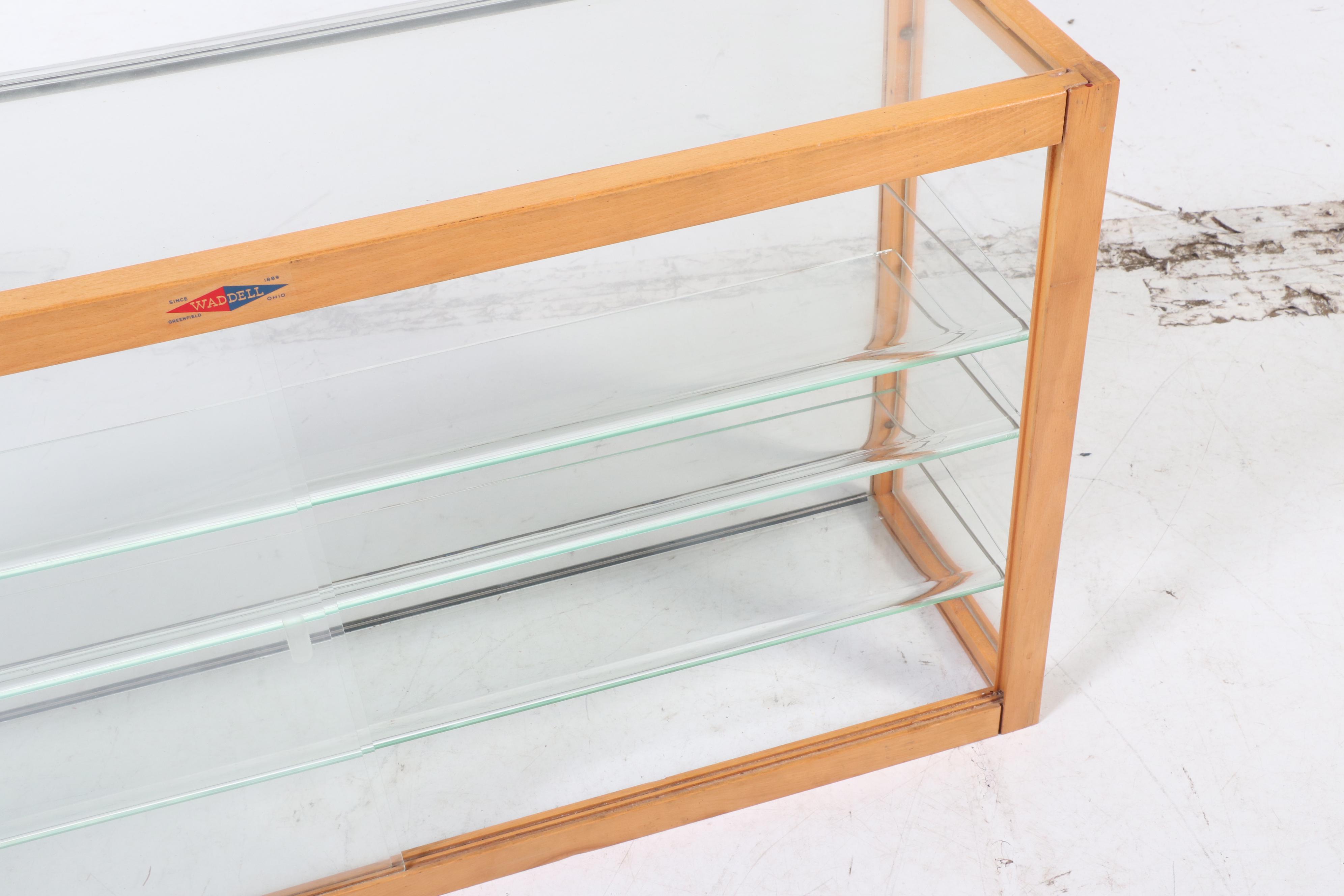 Waddell Maple and Glass Merchandising Display Cabinet