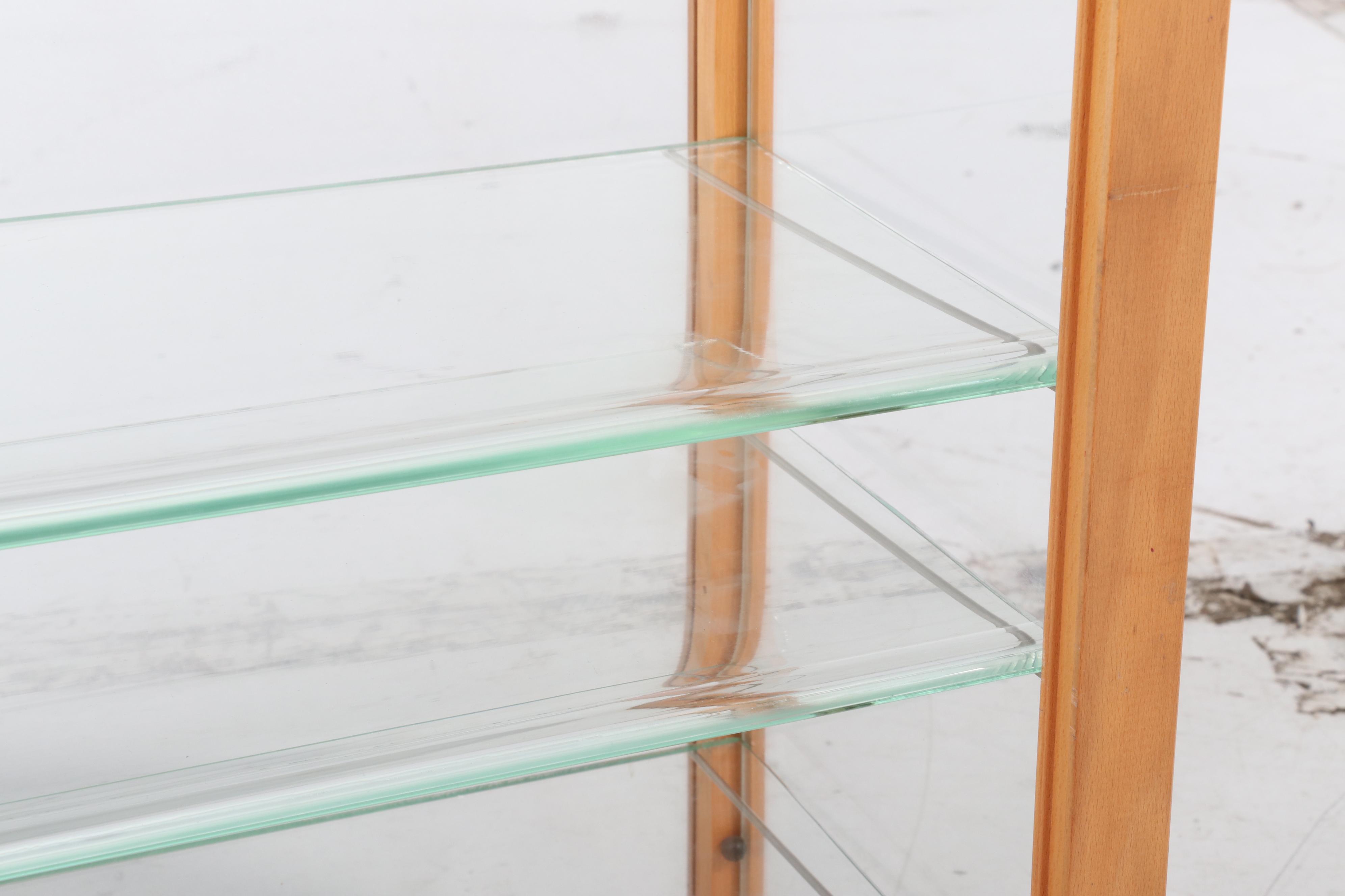 Waddell Maple and Glass Merchandising Display Cabinet