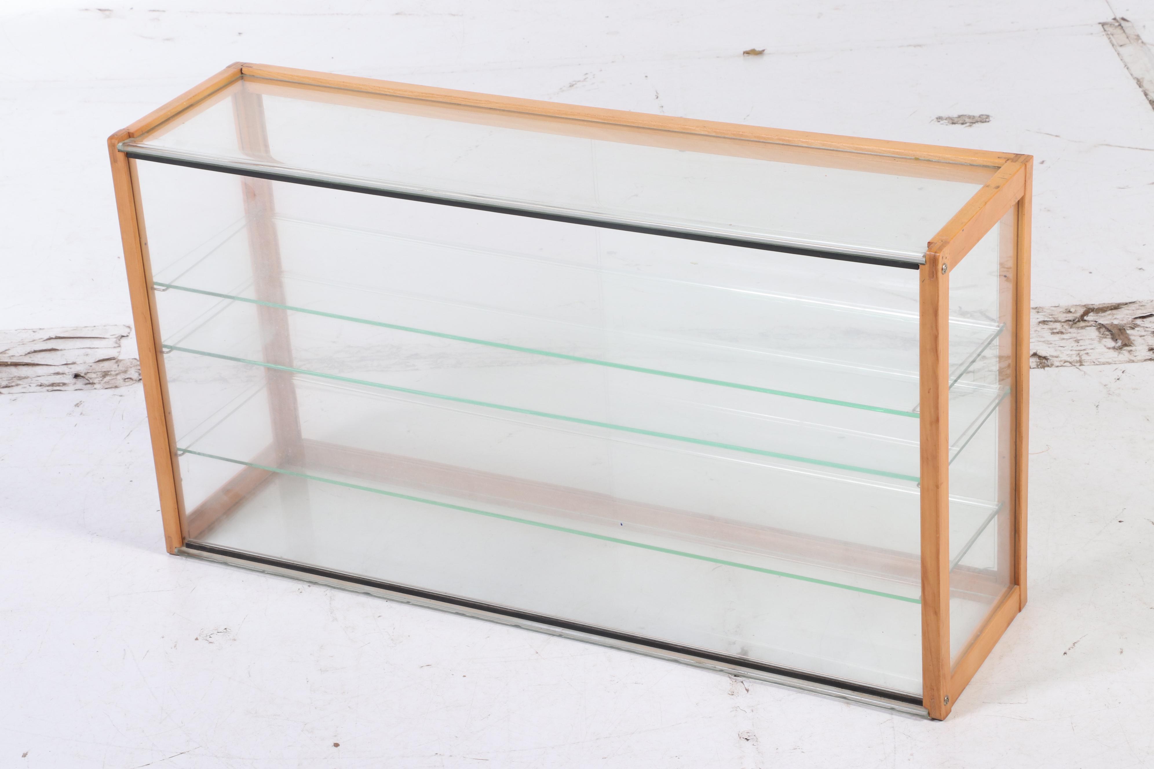 Waddell Maple and Glass Merchandising Display Cabinet