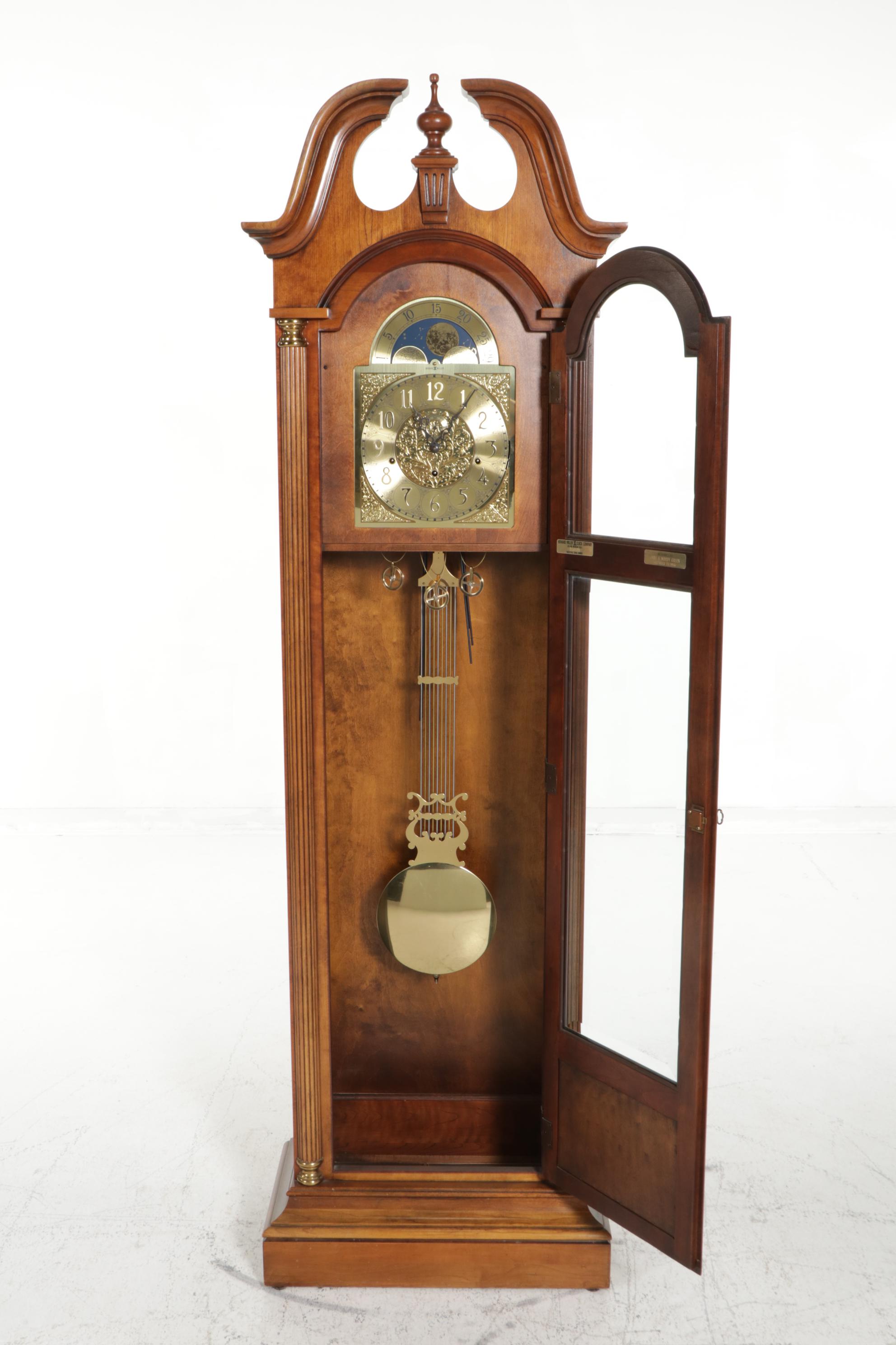Howard Miller Grandfather Clock, Late 20th Century
