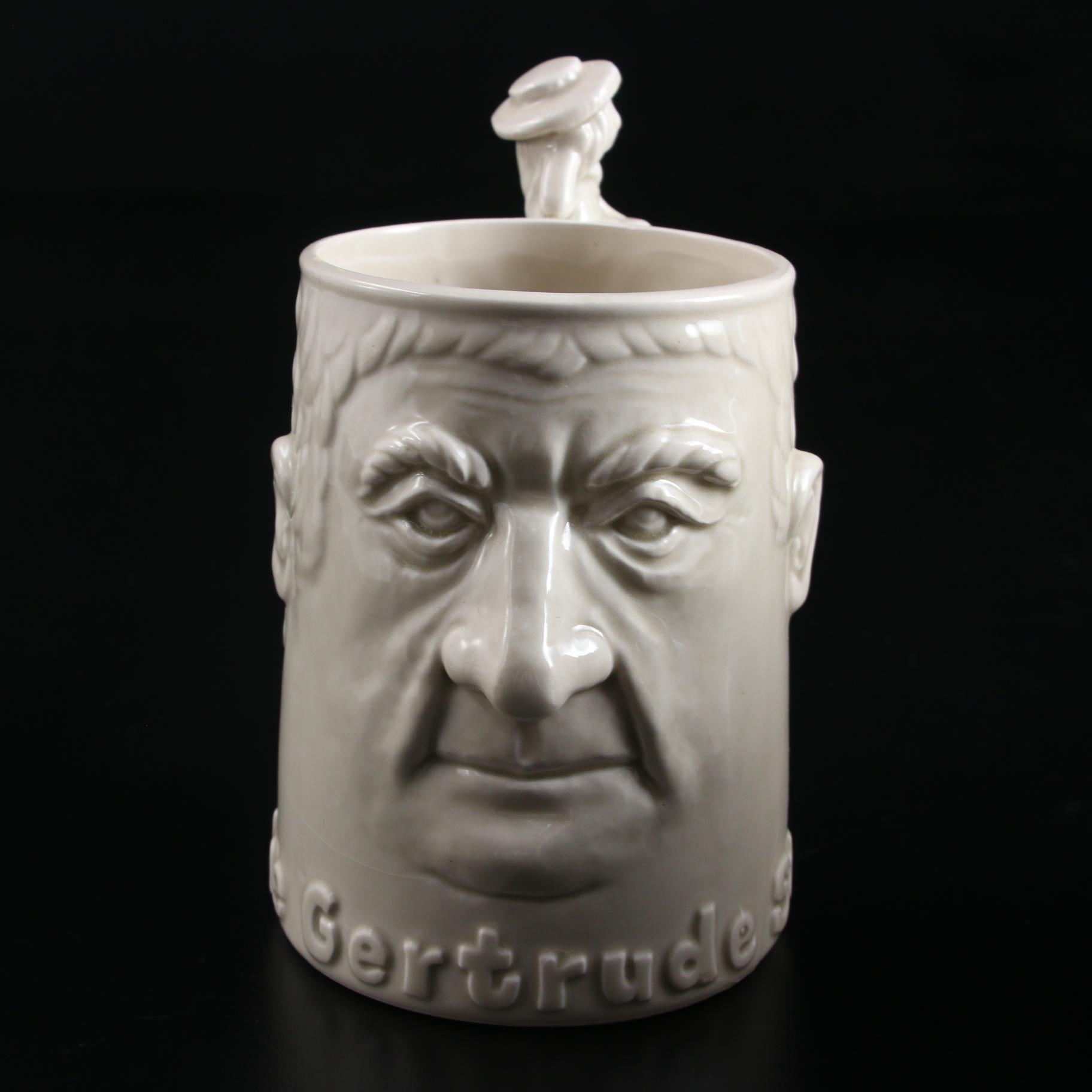 Fitz and Floyd "The Gertrude" Stein, "The Einstein" and "The Franken Stein" Mugs