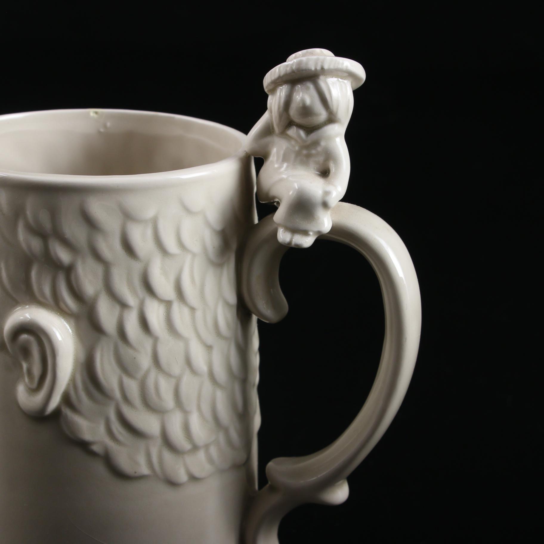 Fitz and Floyd "The Gertrude" Stein, "The Einstein" and "The Franken Stein" Mugs