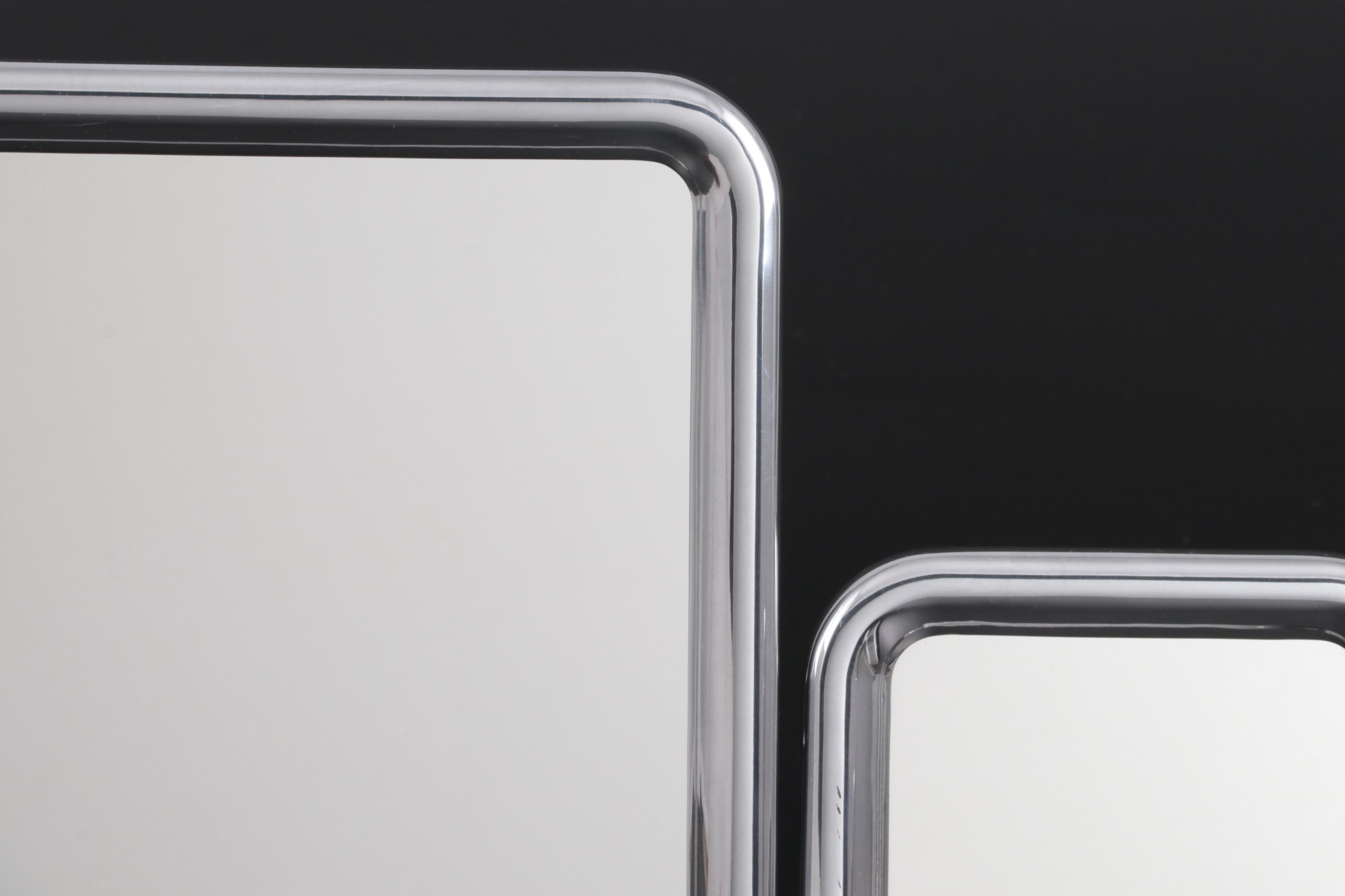 Georg Jensen "Tableau" Tabletop Mirrors with "Urkiola" Candlestick Holders