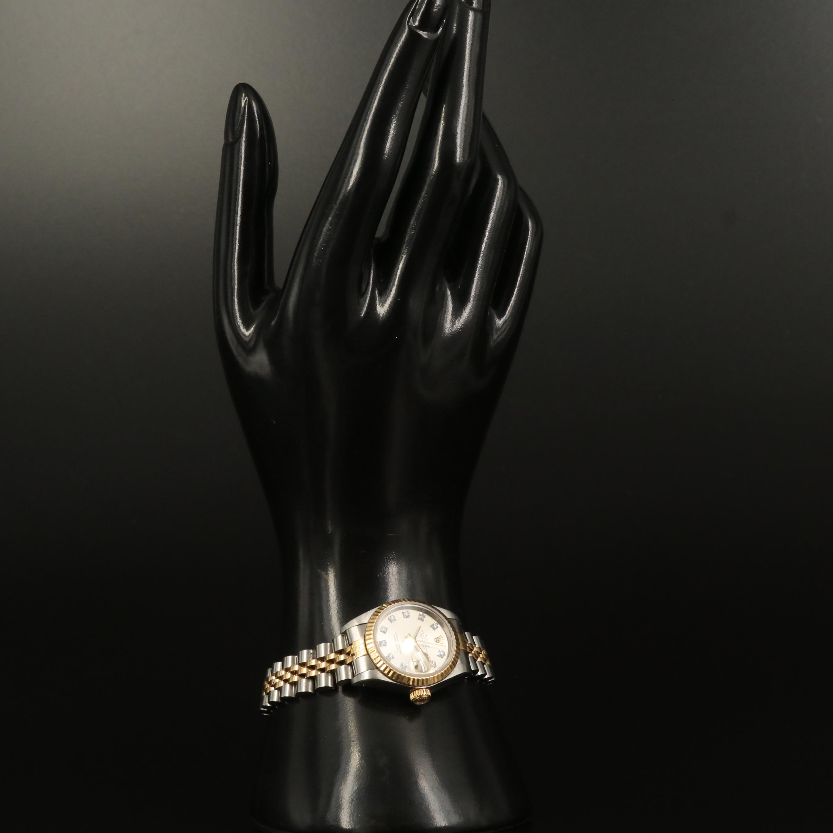 1989 Rolex Datejust Diamond Dial Watch