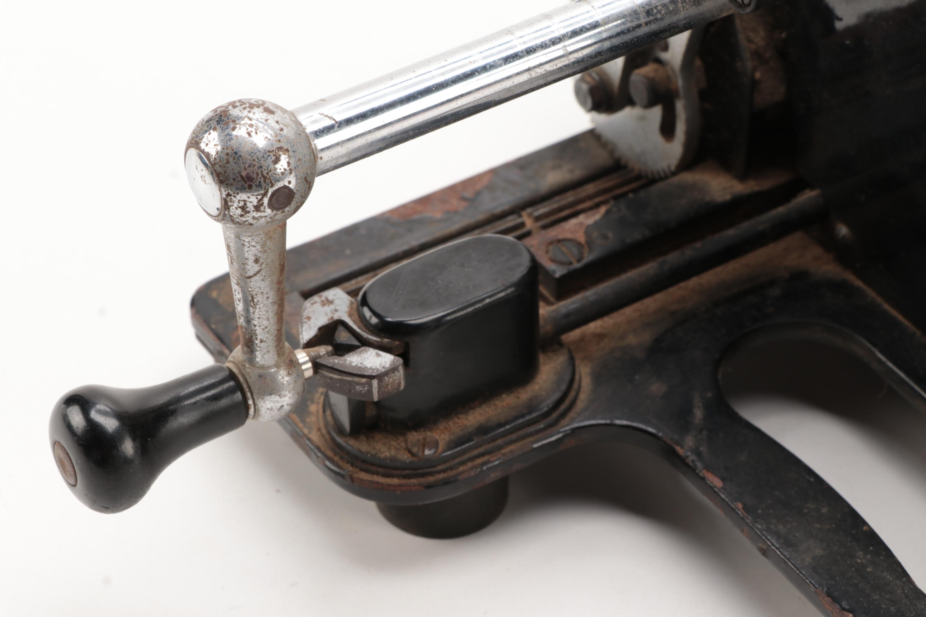 Brunsviga 20 German Cast Iron Calculator Machine, Early 20th Century