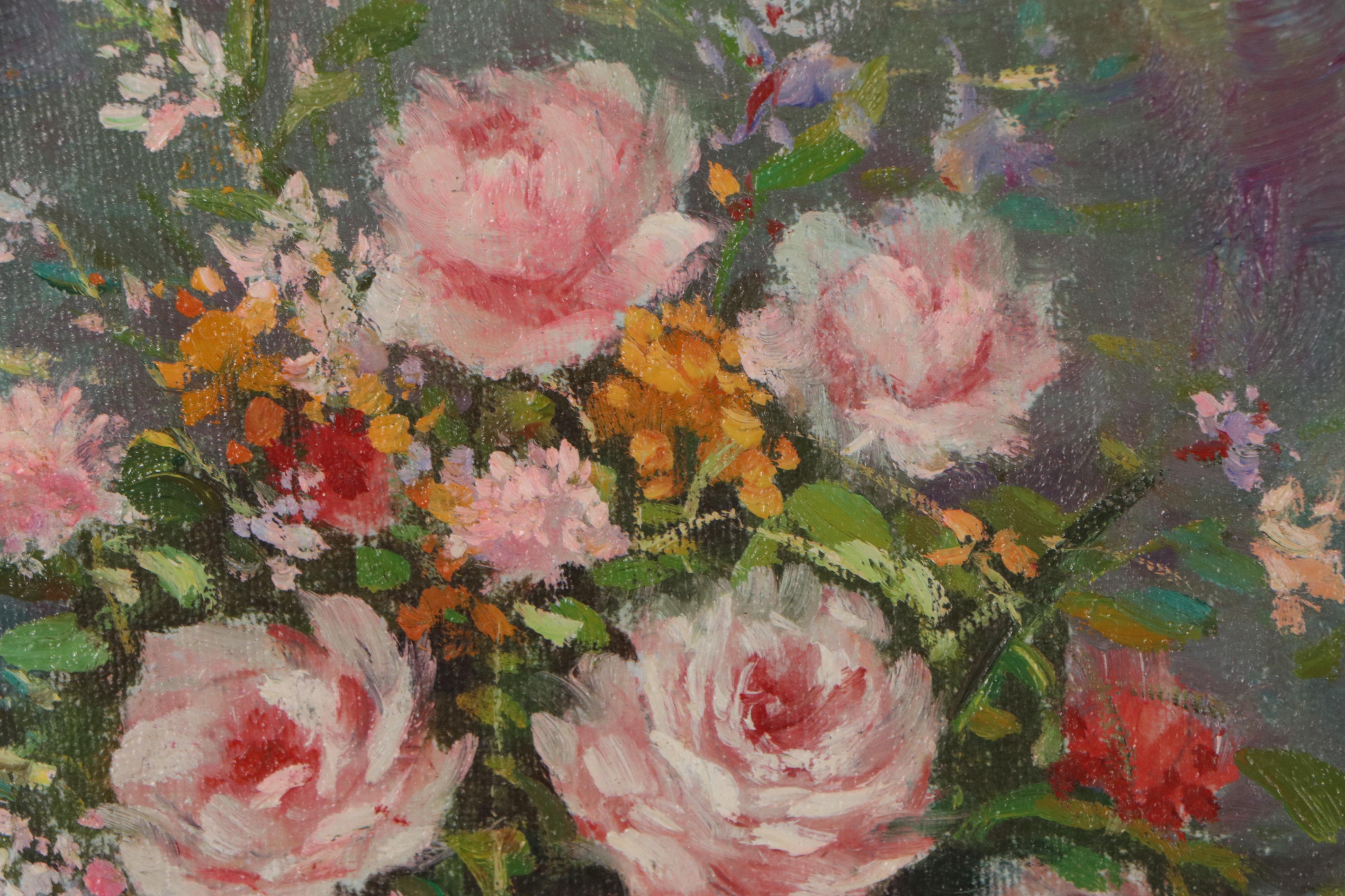 Floral Still Life Oil Painting