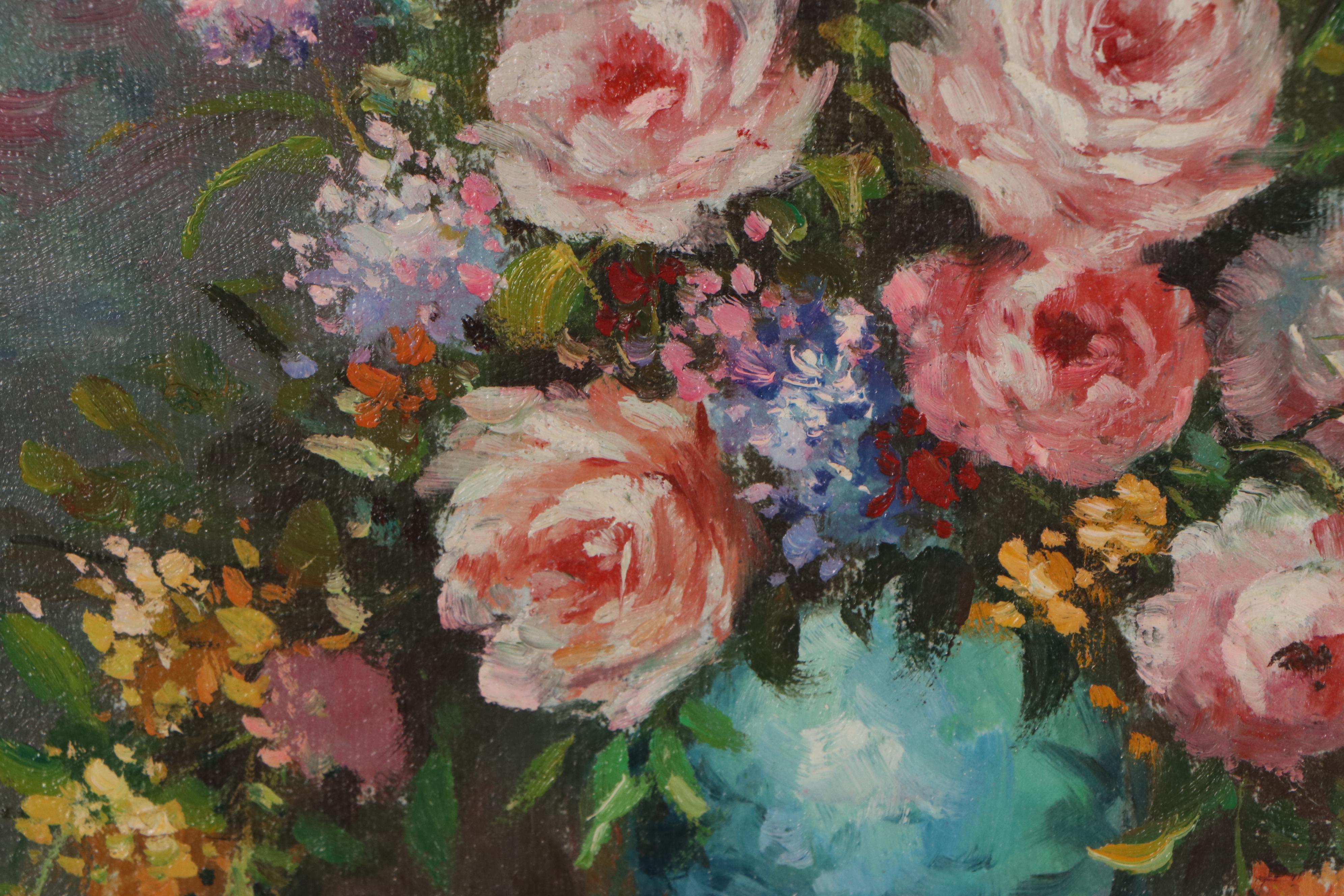 Floral Still Life Oil Painting