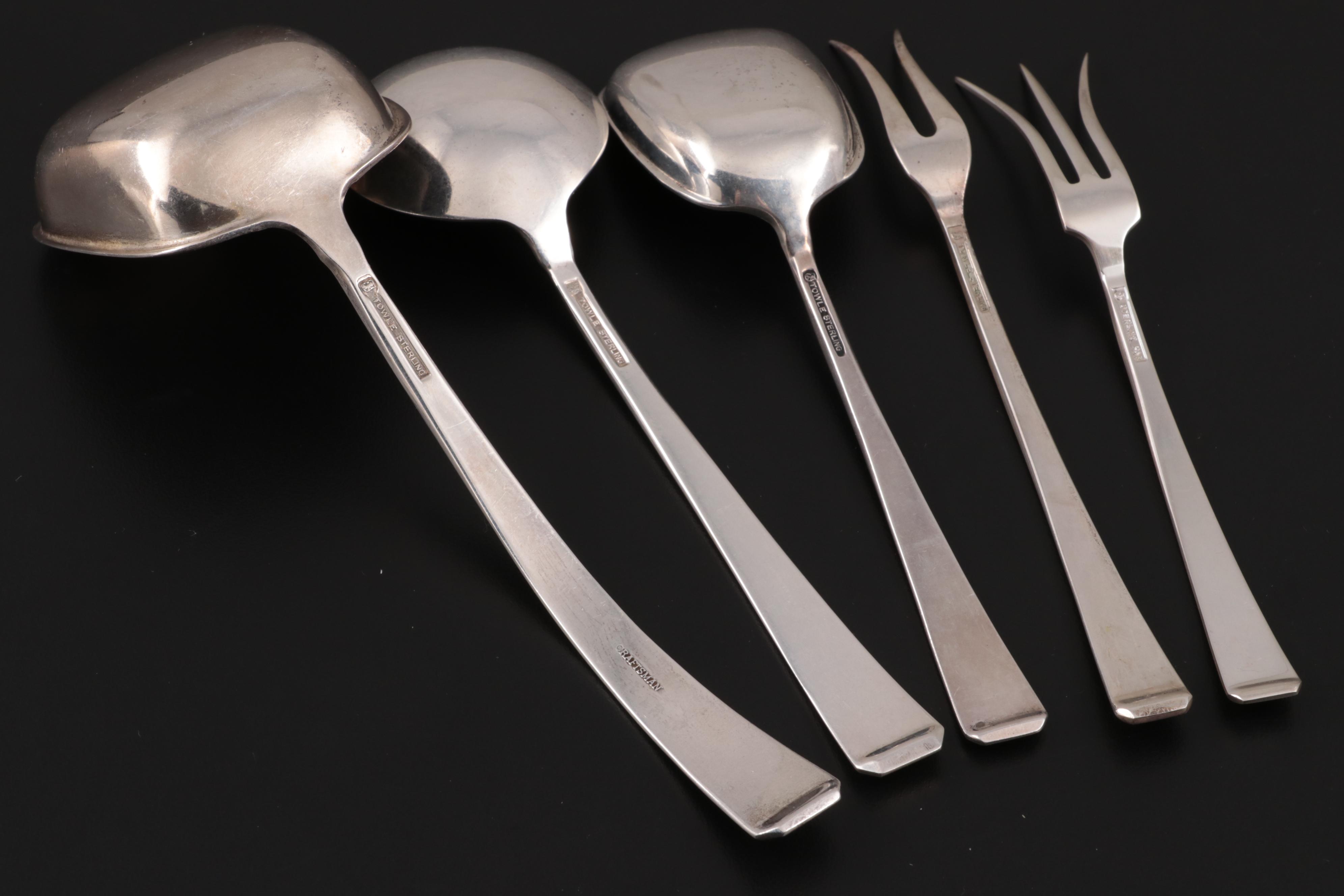 Towle "Craftsman" Sterling Silver Serving Utensils