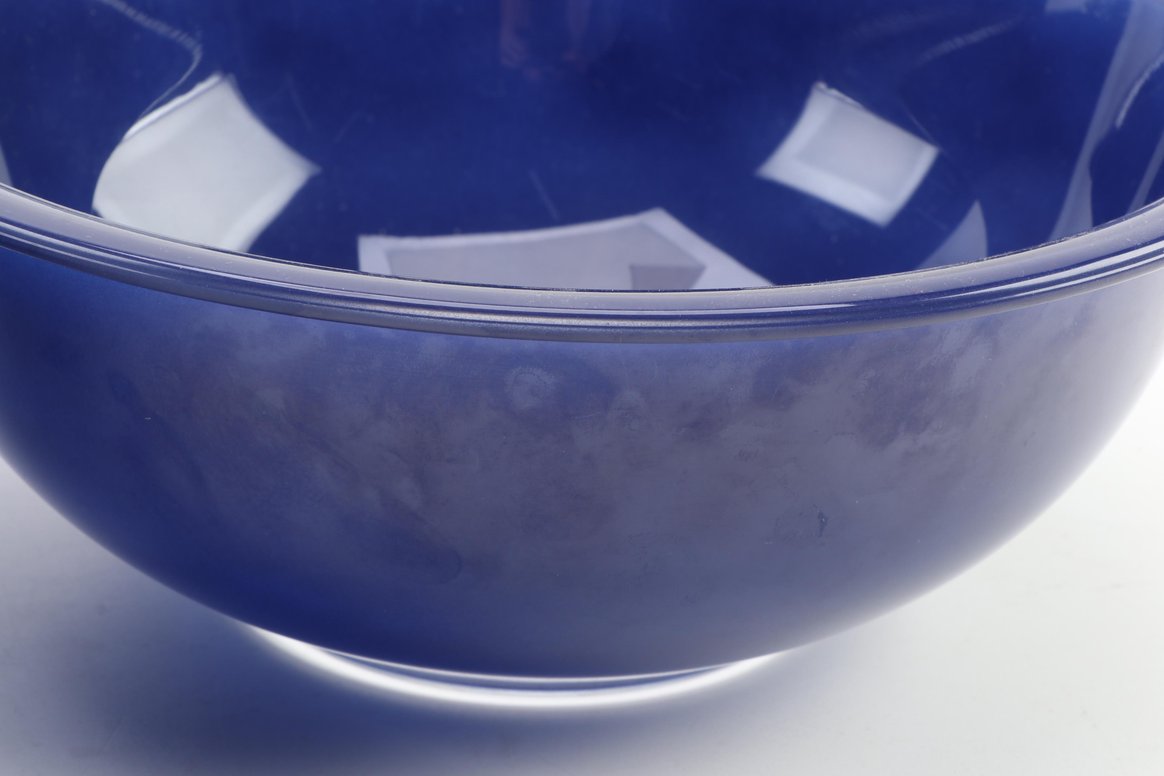 Pyrex Blue Glass Mixing Bowls