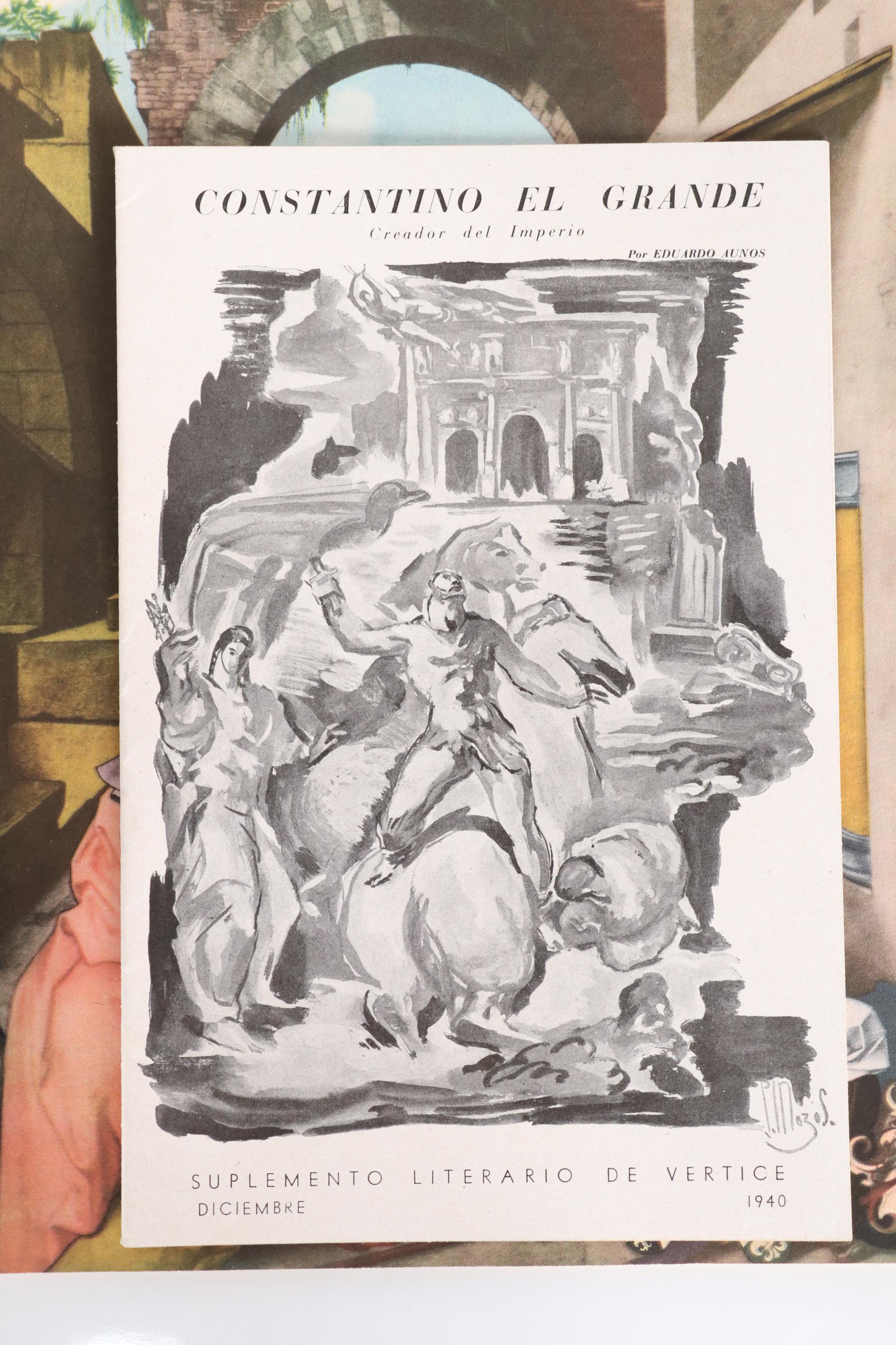 "L'Illustration" and "Vertice" Magazine Issues, 1940s