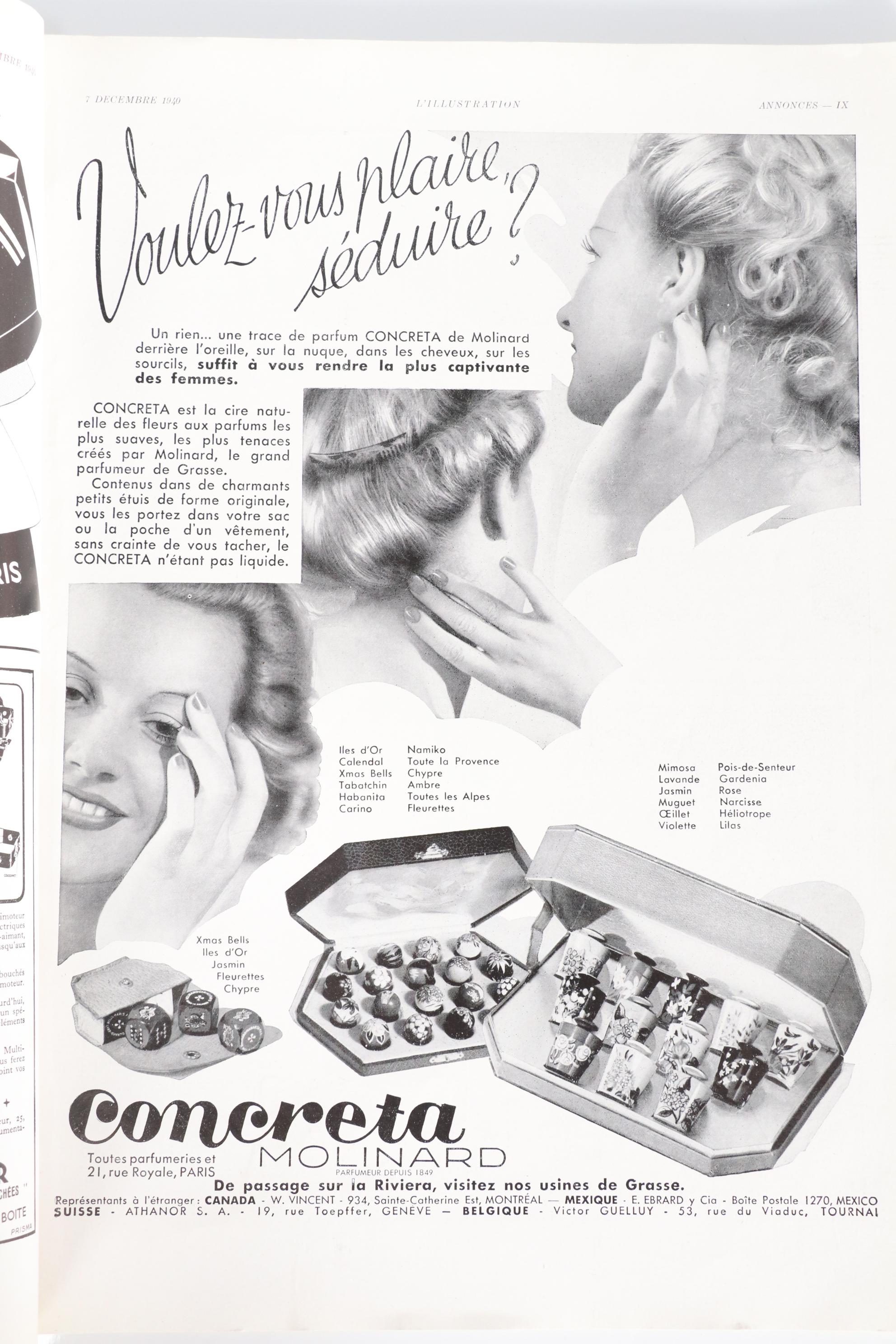 "L'Illustration" and "Vertice" Magazine Issues, 1940s