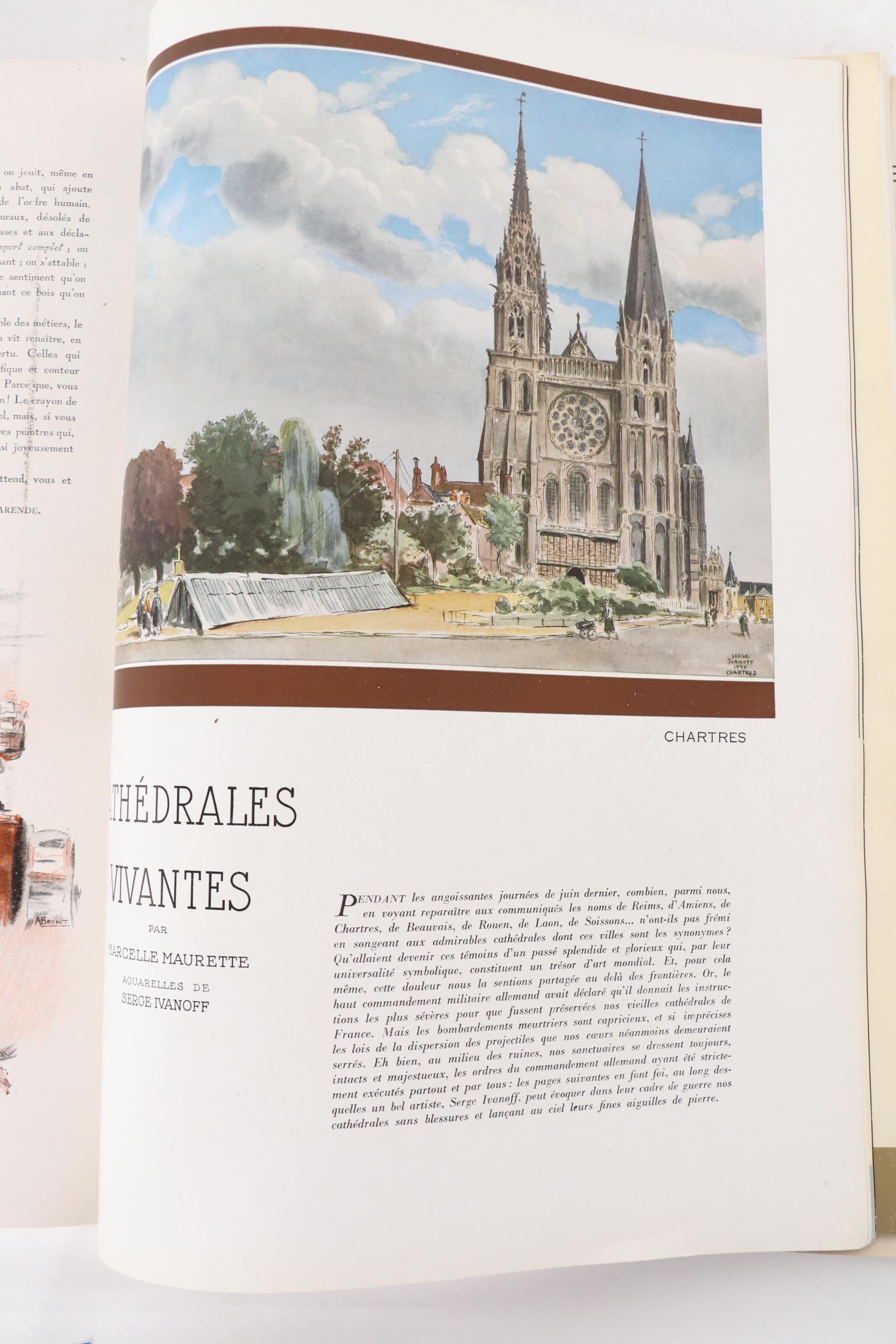 "L'Illustration" and "Vertice" Magazine Issues, 1940s