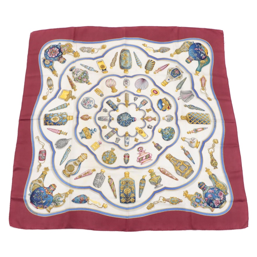 Hermès "Qu'Importe le Flacon" Silk Twill Scarf