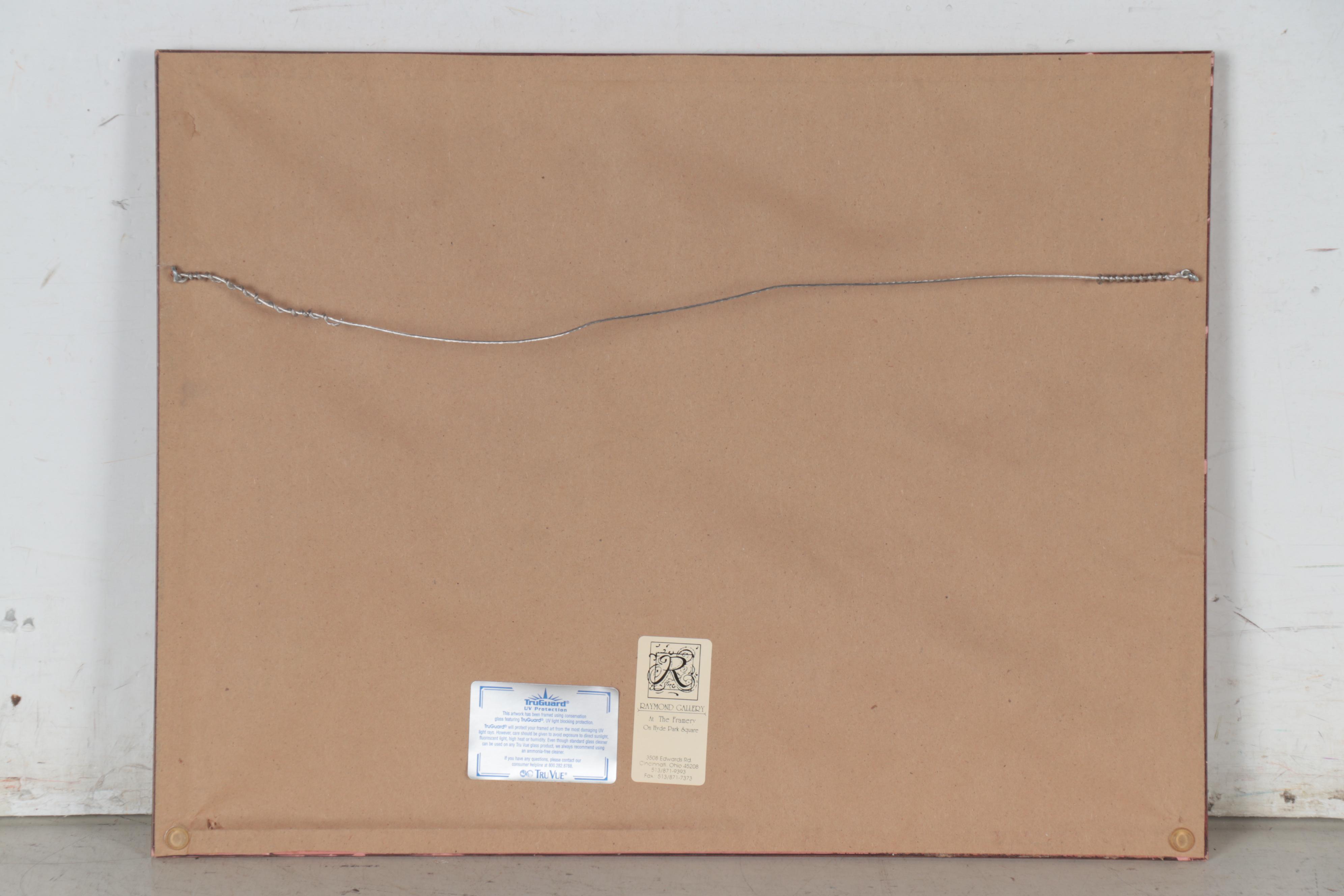 Jim Borgman Cartoon Ink Drawing of Charlie Luken, 1991