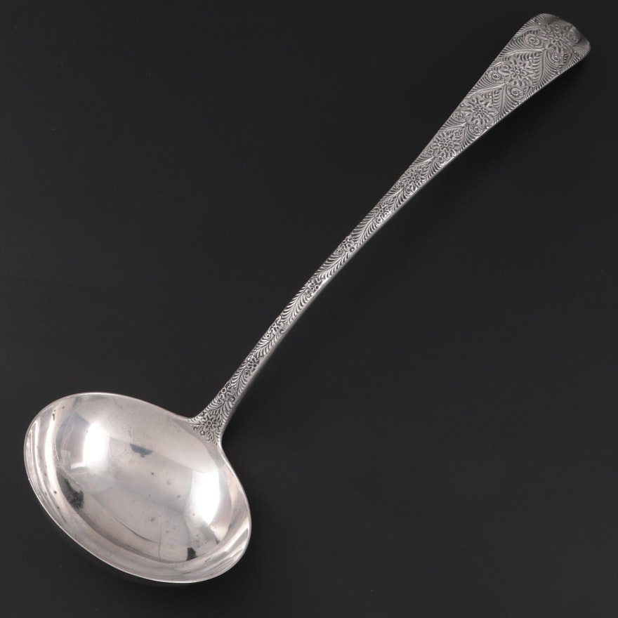 Tiffany & Co. "Custom Engraved" Sterling Silver Ladle, Late 19th Century