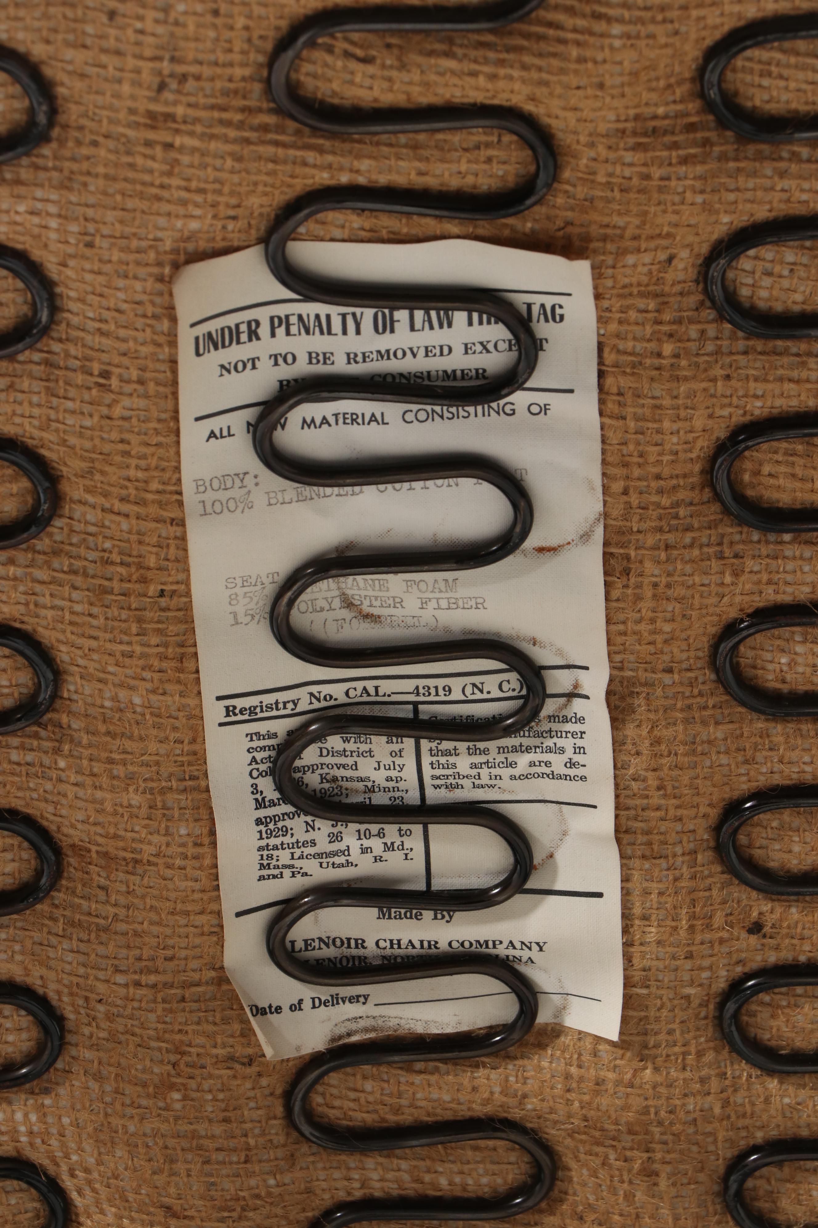 Pair of Lenoir Chair Co. Louis XVI Style Walnut Stained Fauteuils