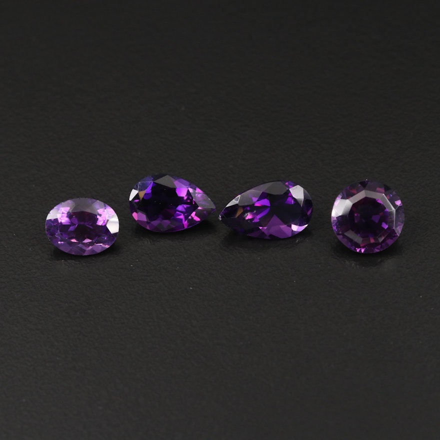 Loose 11.78 CTW Faceted Amethyst