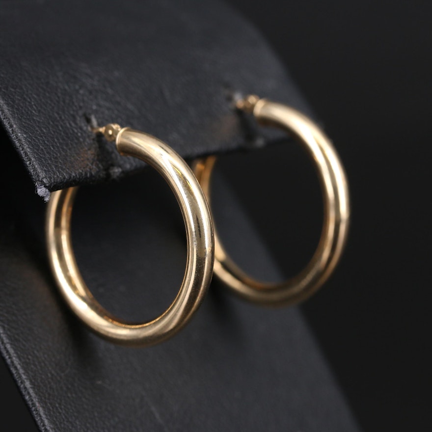 14K Hoop Earrings