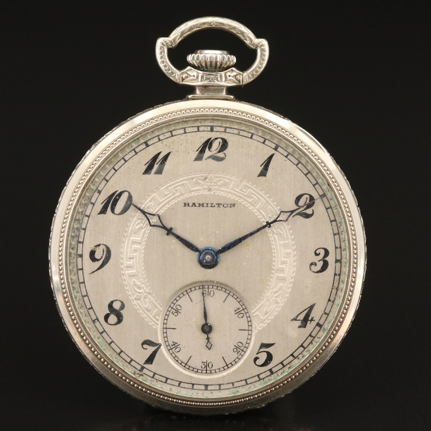 1925 Hamilton 14K Gold Filled Pocket Watch