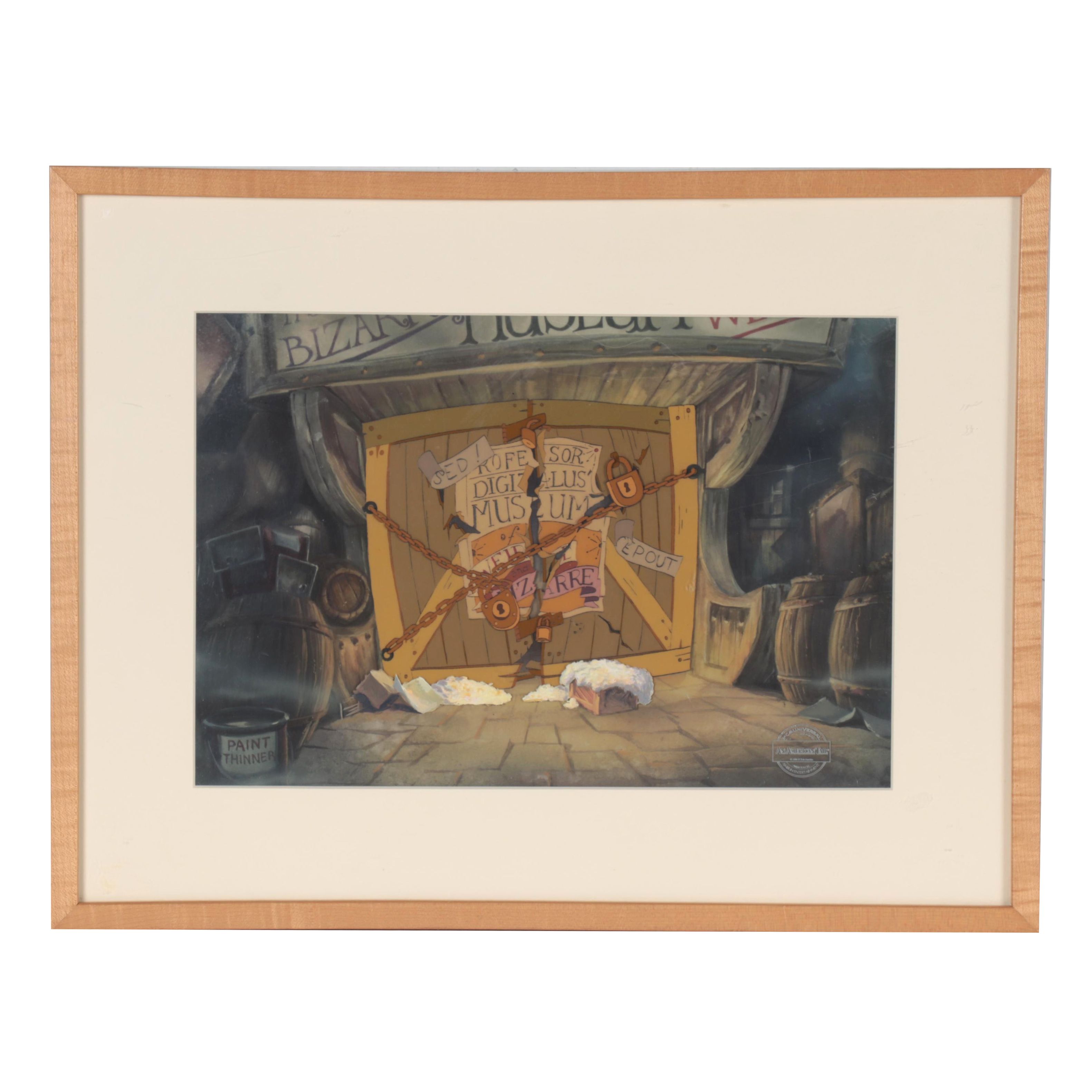 Universal Studios "An American Tail" Production Cel Setup, 1986