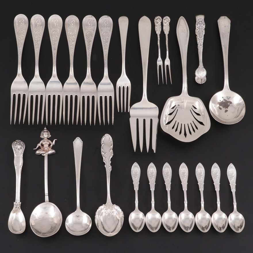 Towle, Reed & Barton and Other Sterling Silver Serving Utensils and Flatware