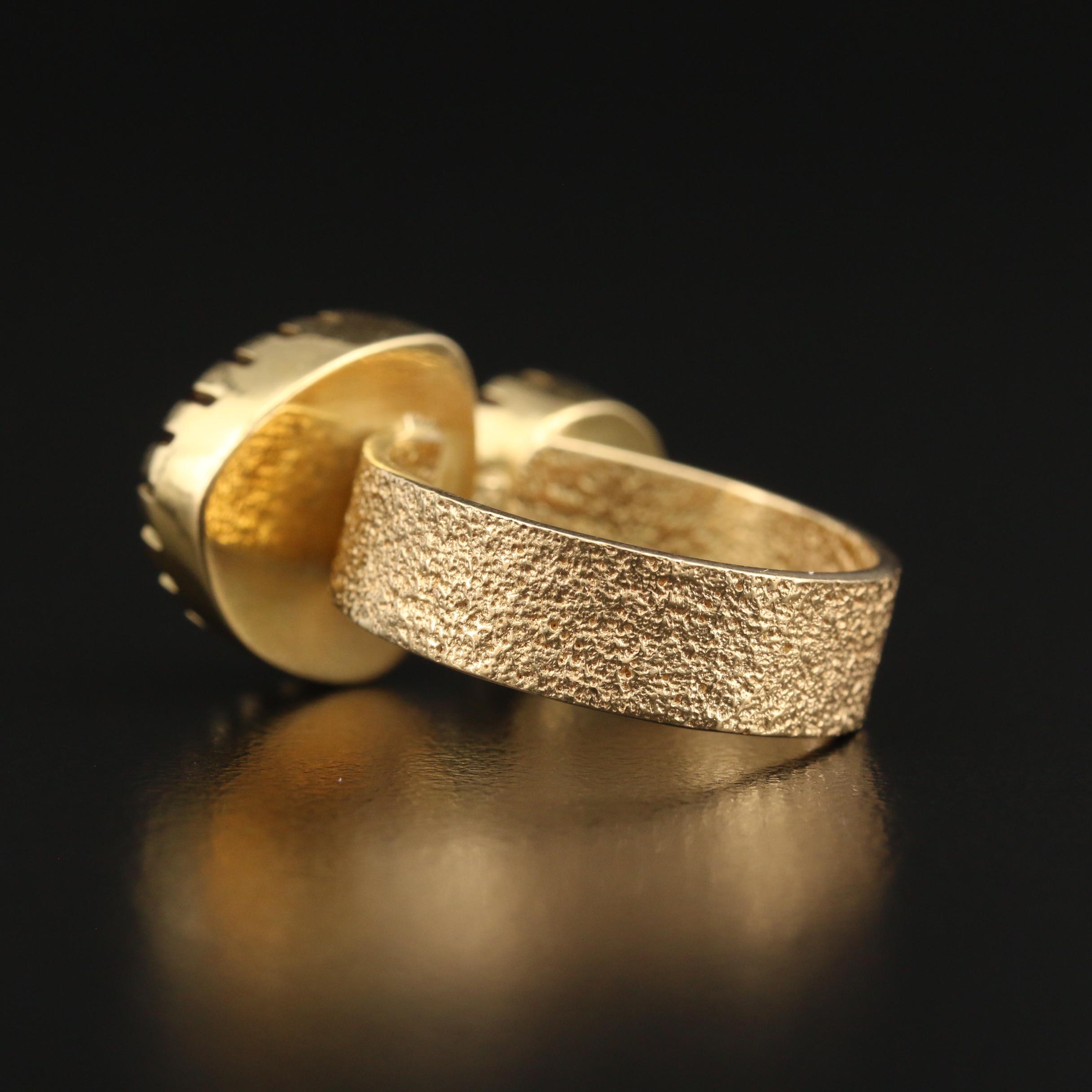 Gail Bird (Laguna) and Yazzie Johnson (Navajo Diné) 18K Tourmaline and Ruby Ring