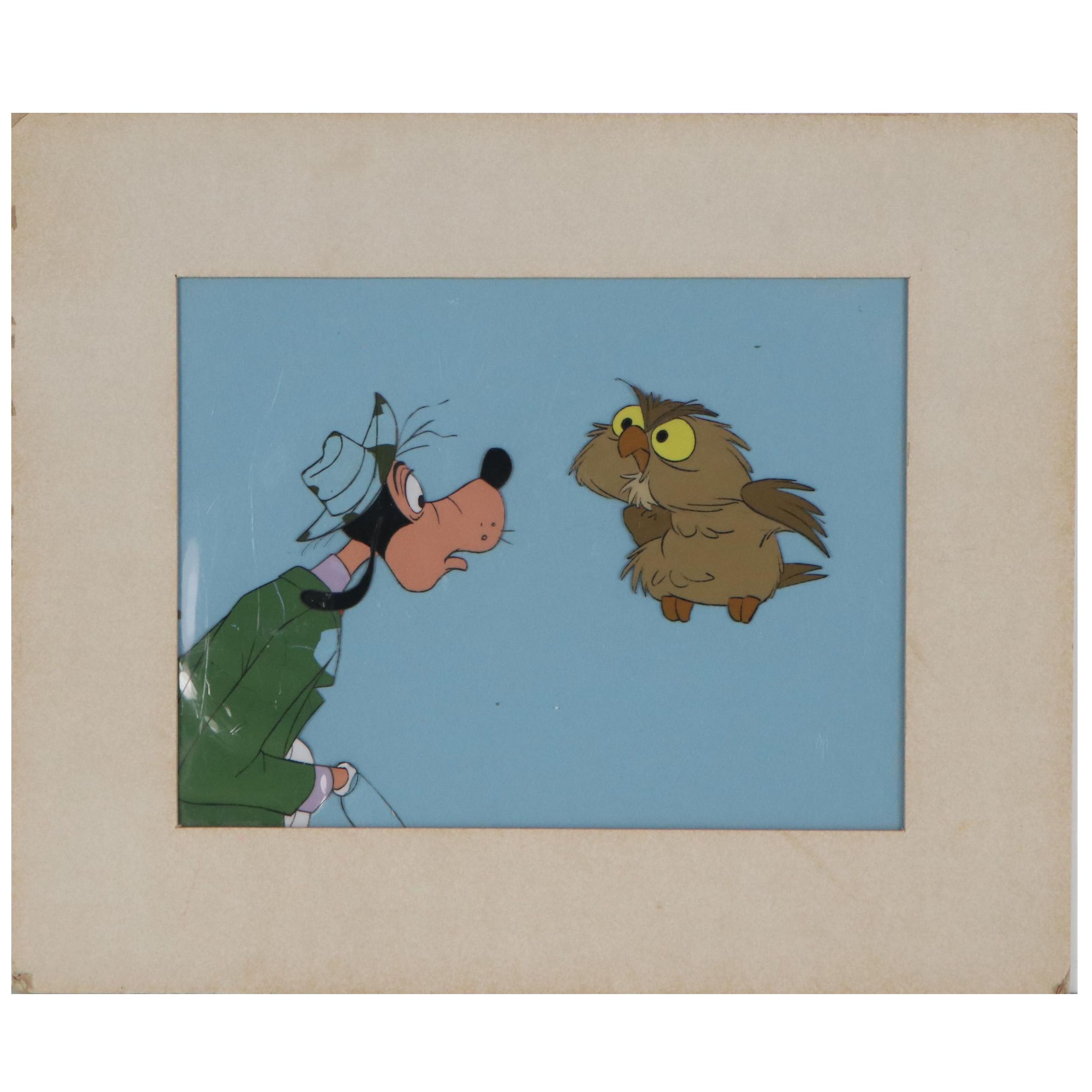 Walt Disney Production Animation Cel of Goofy