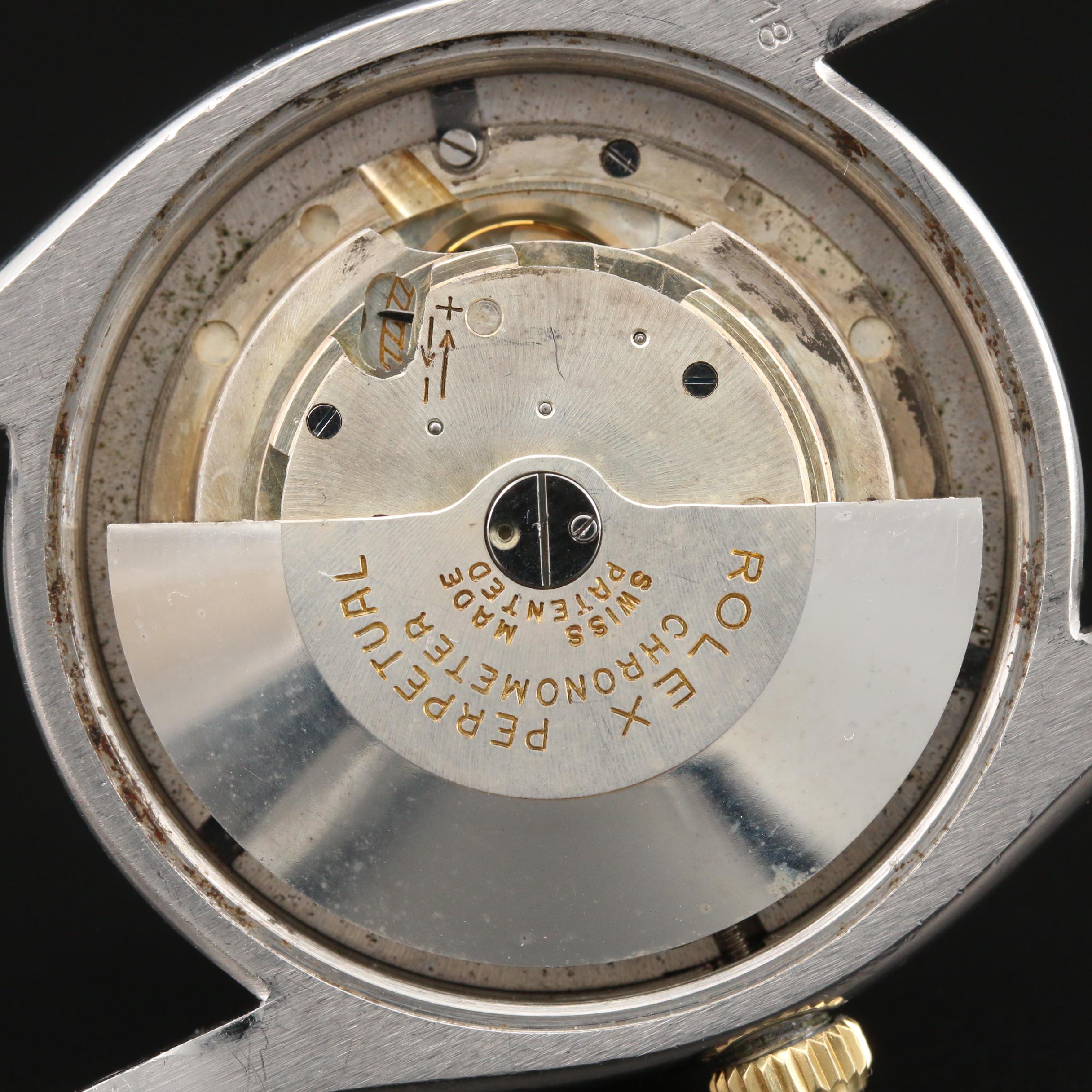 1953 Rolex Turn-O-Graph 6202 Honeycomb Dial Stainless Steel Watch