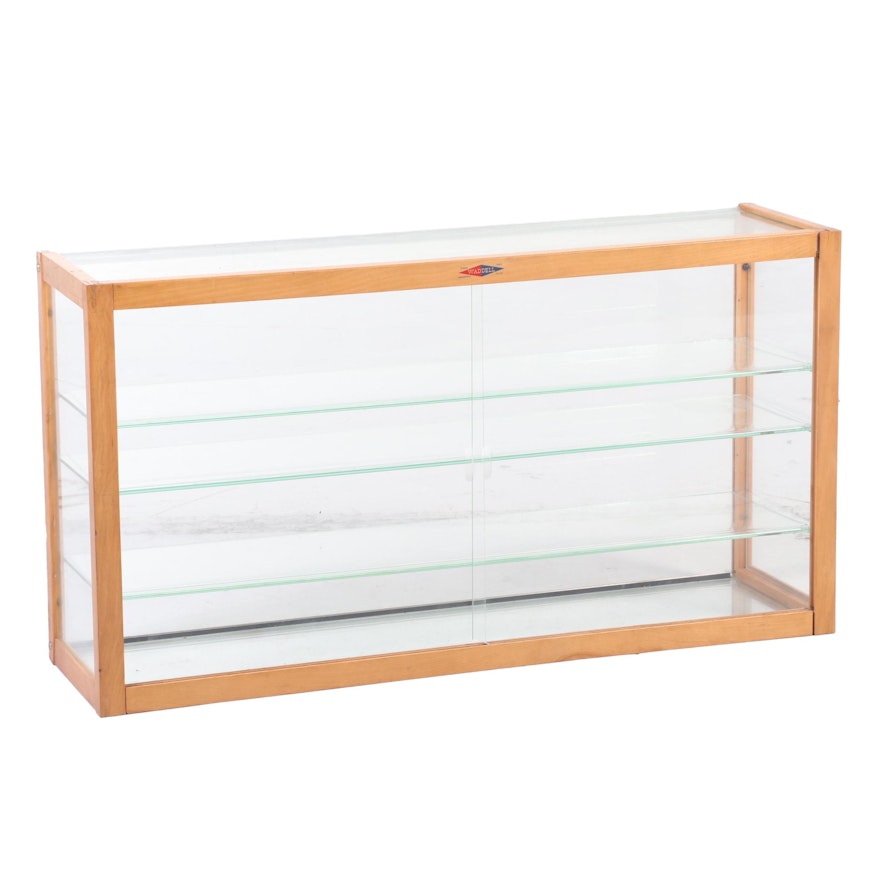 Waddell Maple and Glass Merchandising Display Cabinet