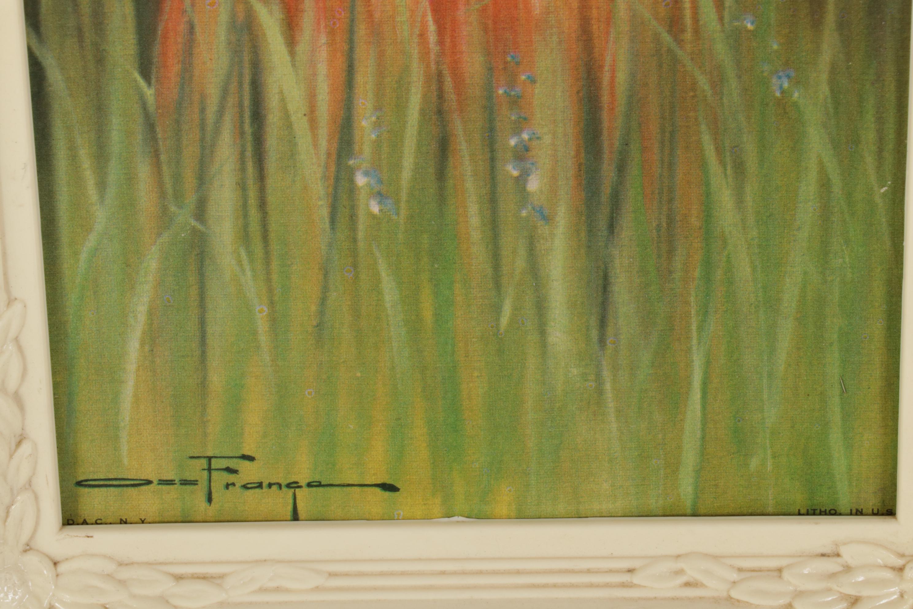 Offset Lithographs after Ozz França of Children in the Style of Margaret Keane