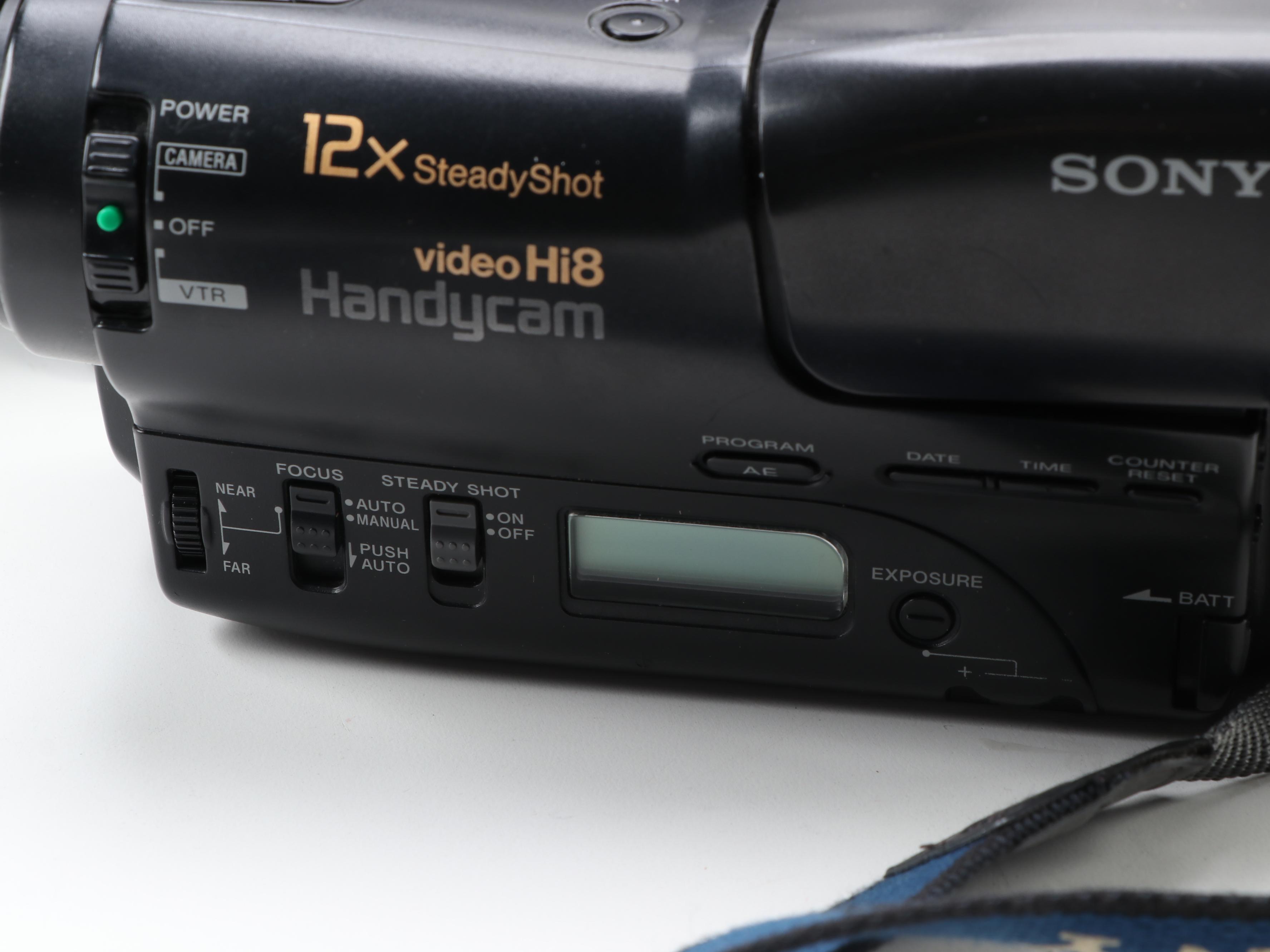 Sony Handycam Video Hi8 Video Camera with Tripods