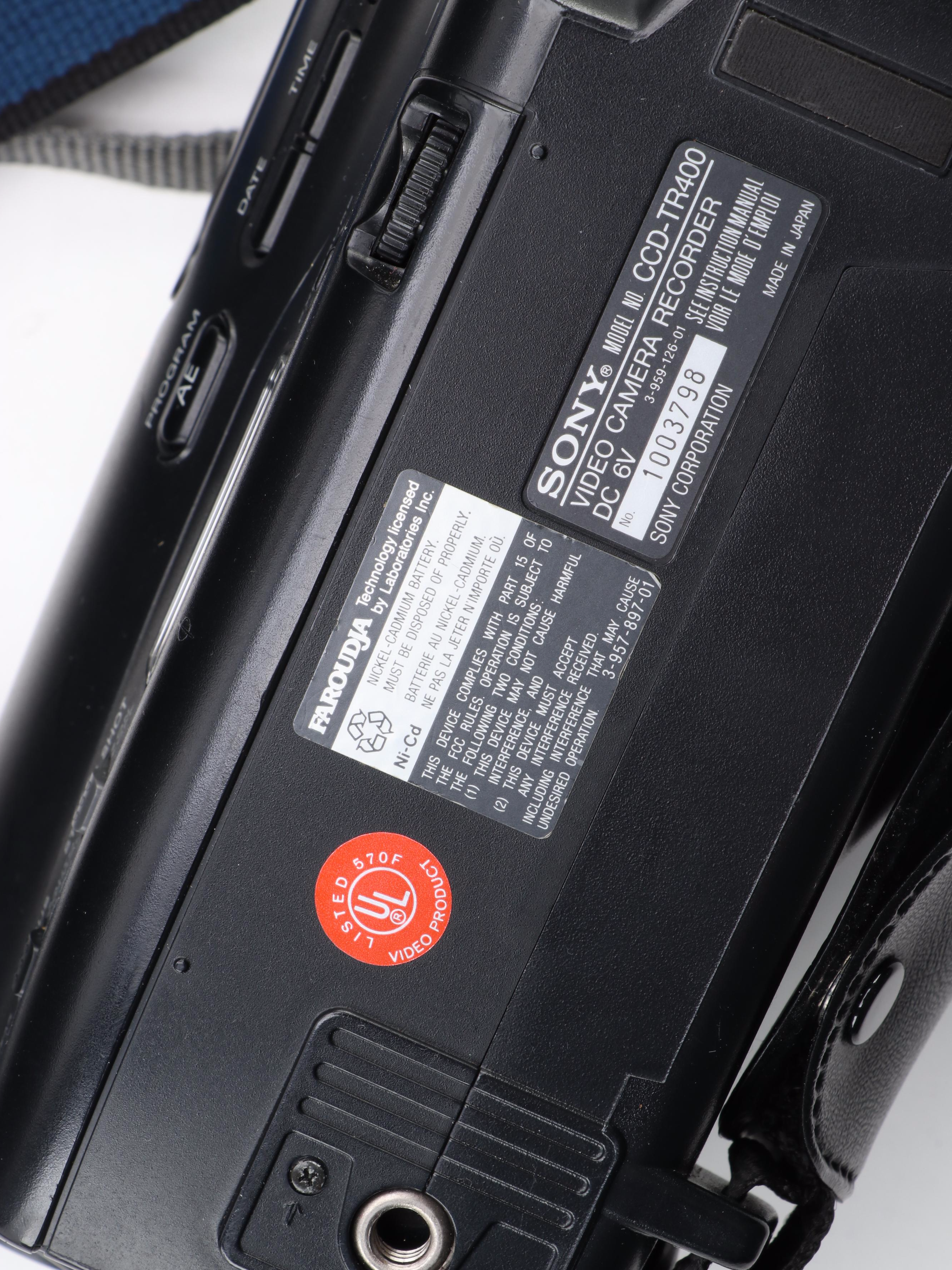 Sony Handycam Video Hi8 Video Camera with Tripods