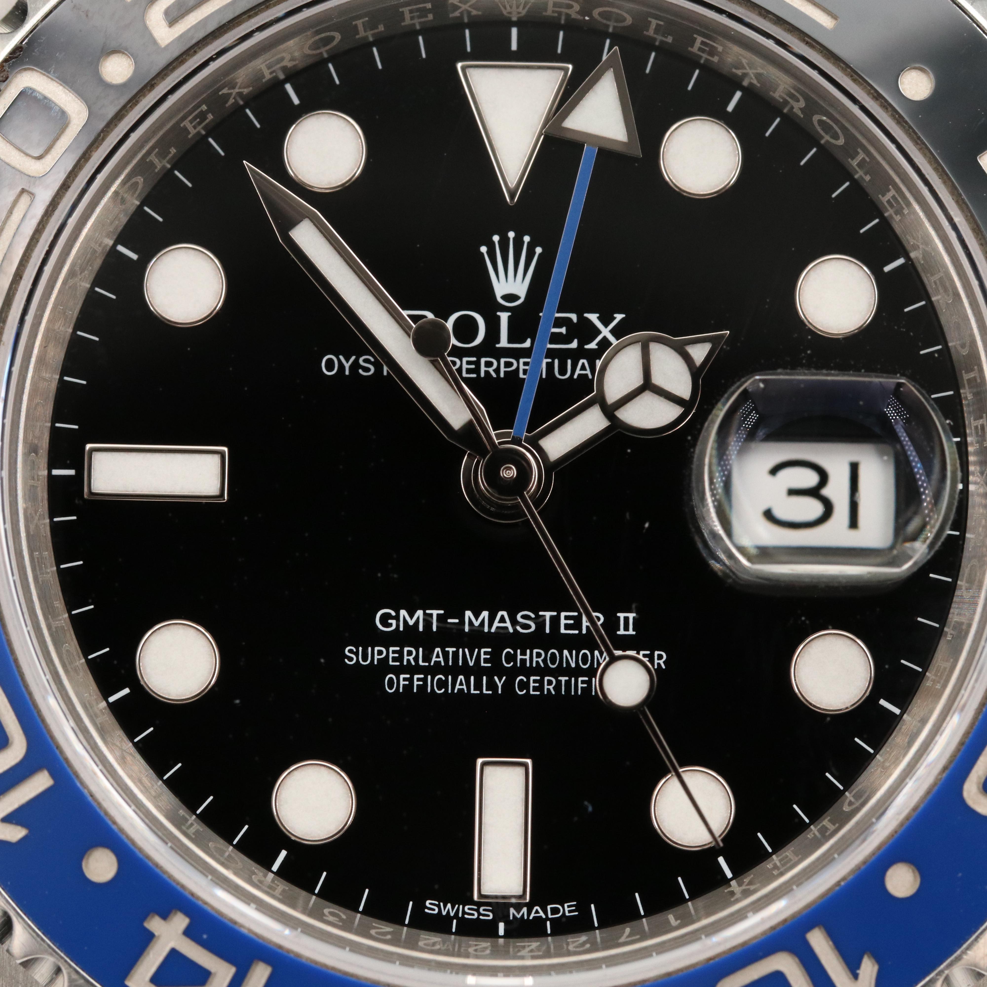 Rolex GMT-Master II "Batman" 116710BLNR Stainless Steel and Ceramic Watch