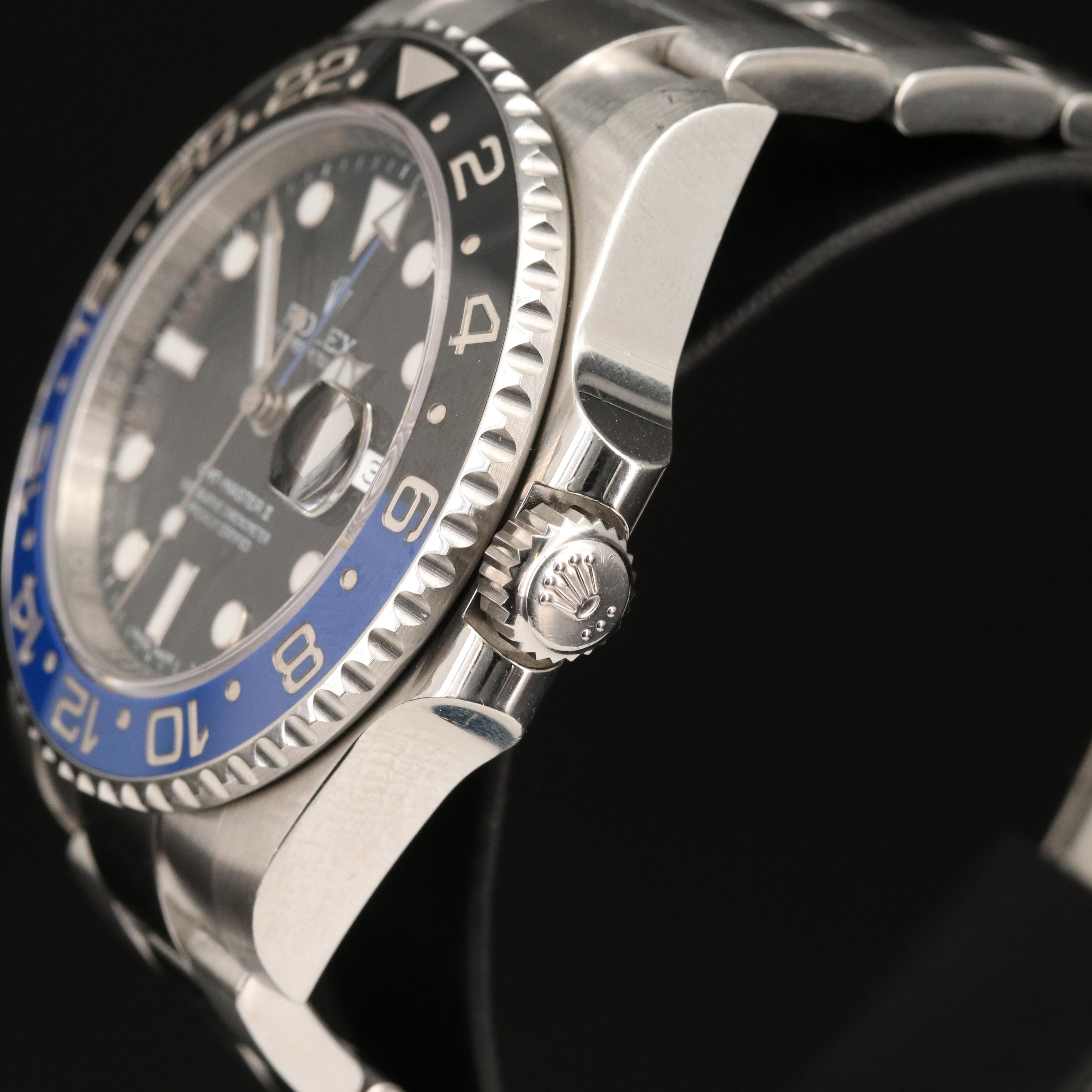 Rolex GMT-Master II "Batman" 116710BLNR Stainless Steel and Ceramic Watch