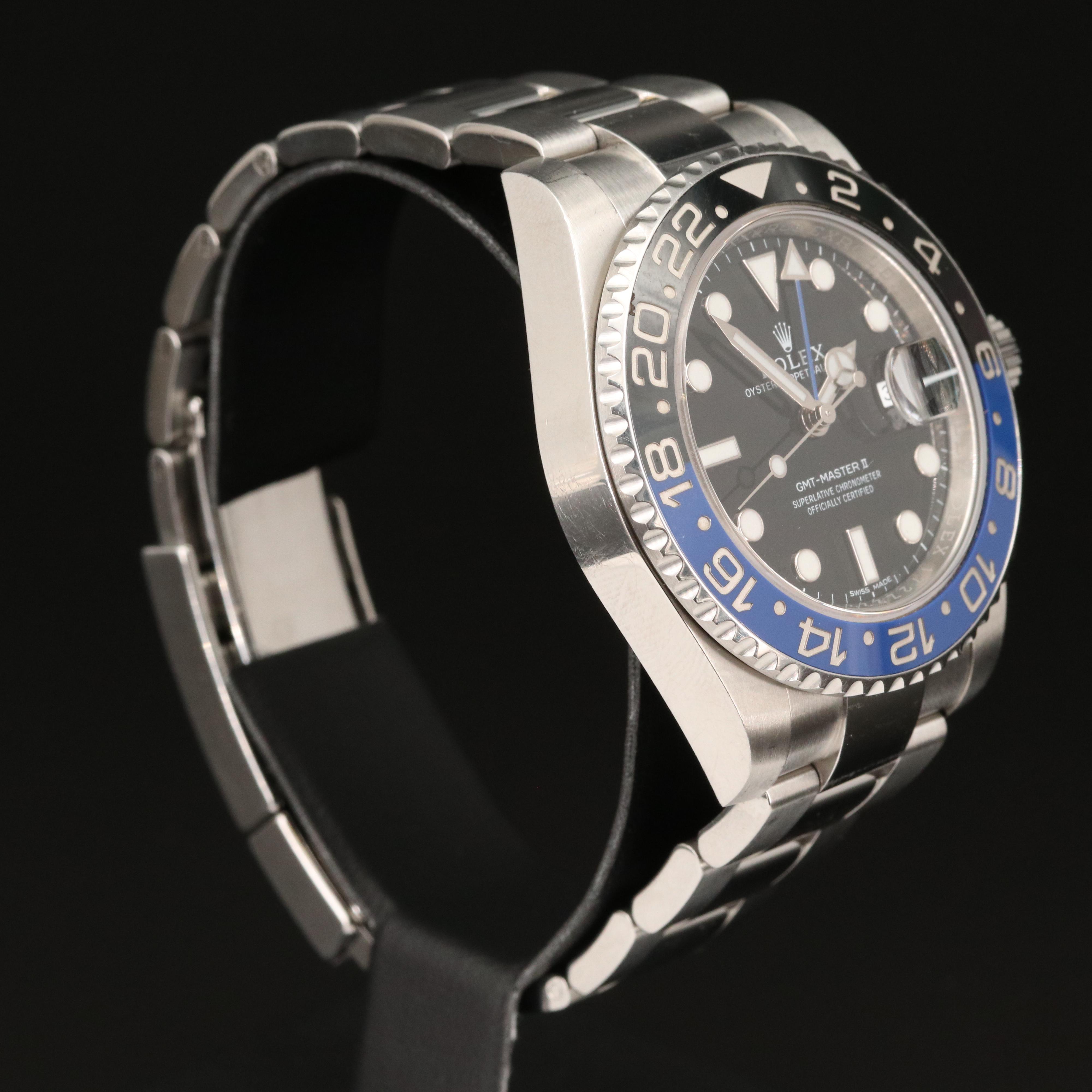 Rolex GMT-Master II "Batman" 116710BLNR Stainless Steel and Ceramic Watch
