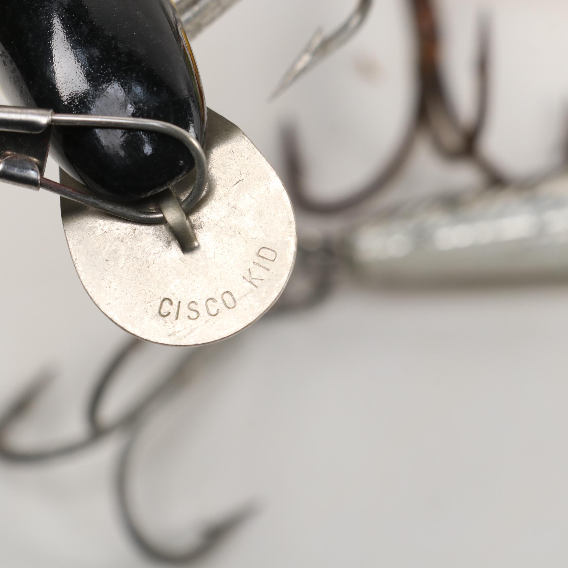 Fred Arbogast Signed and Other Lures Including Burke, Rapala, Cisco,  Mid-20th C