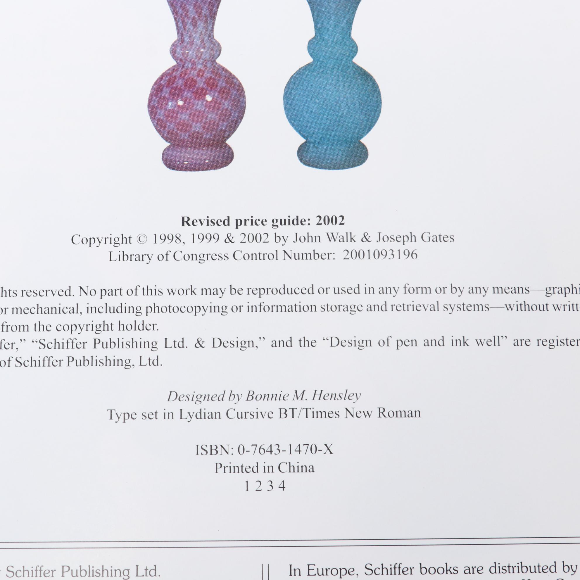 Fenton Glass Reference Book, Hobnail Compote, Carnival Glass and Bud Vase