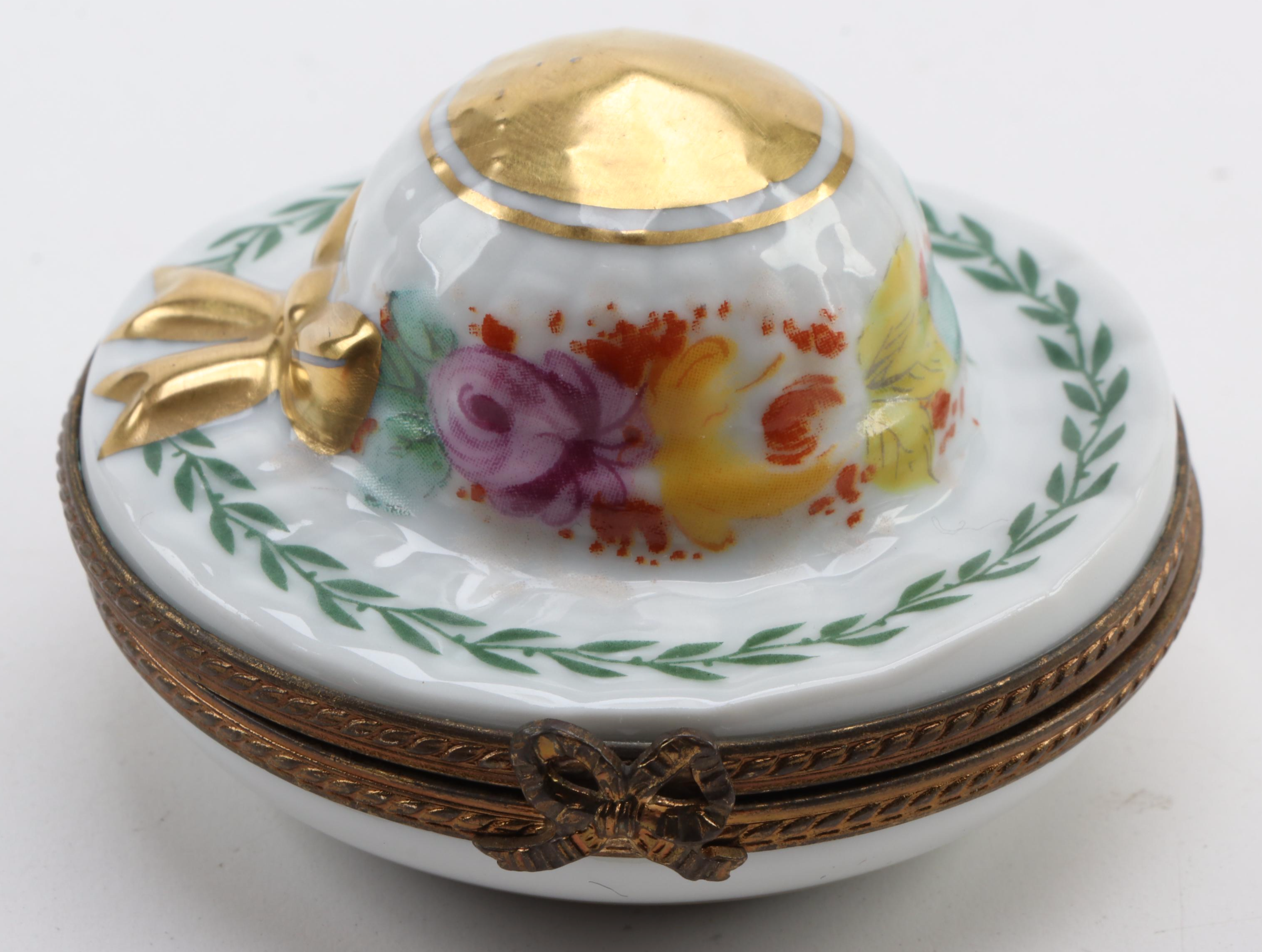 Dubarry and Other Hand-Painted Porcelain Limoges Box