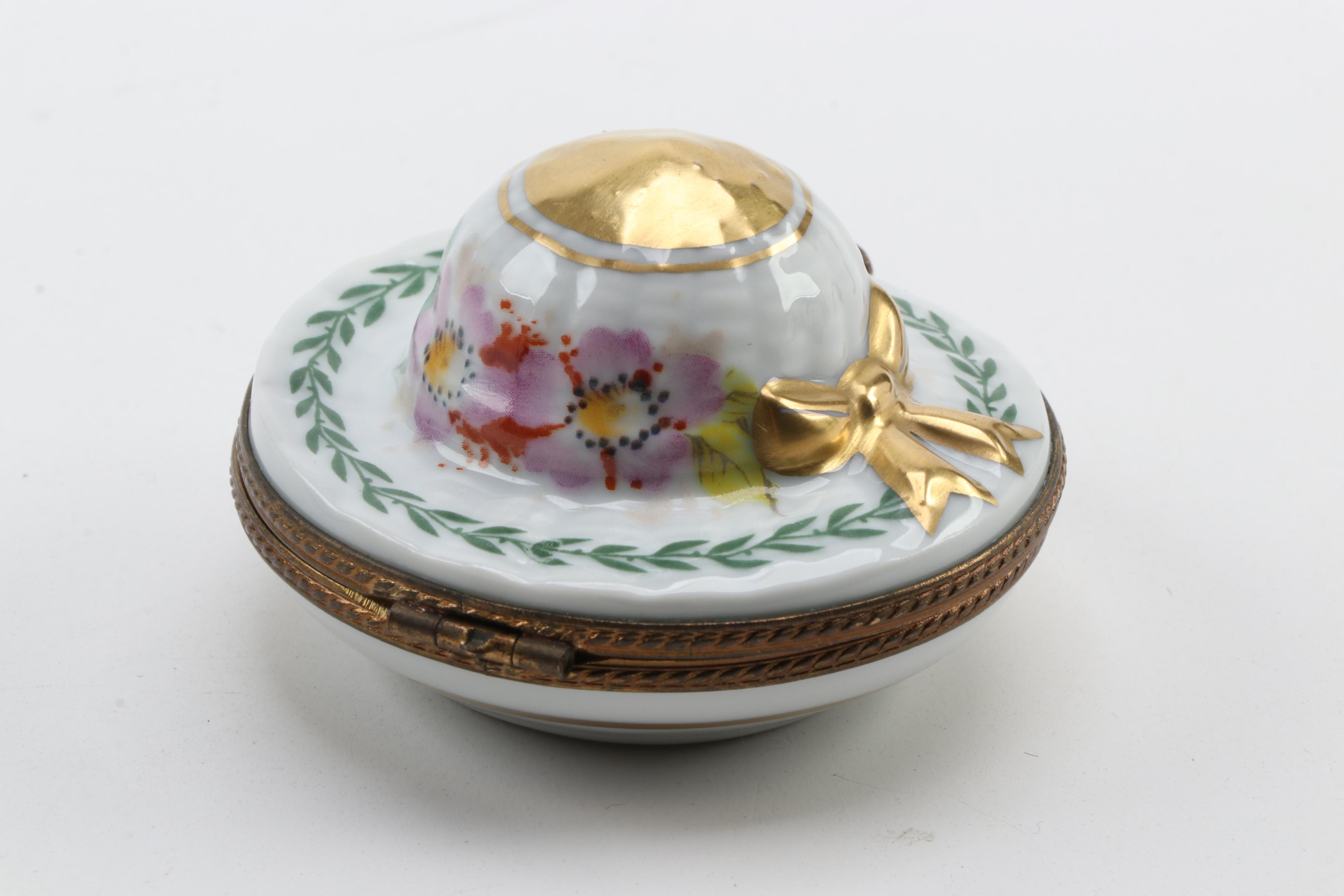 Dubarry and Other Hand-Painted Porcelain Limoges Box