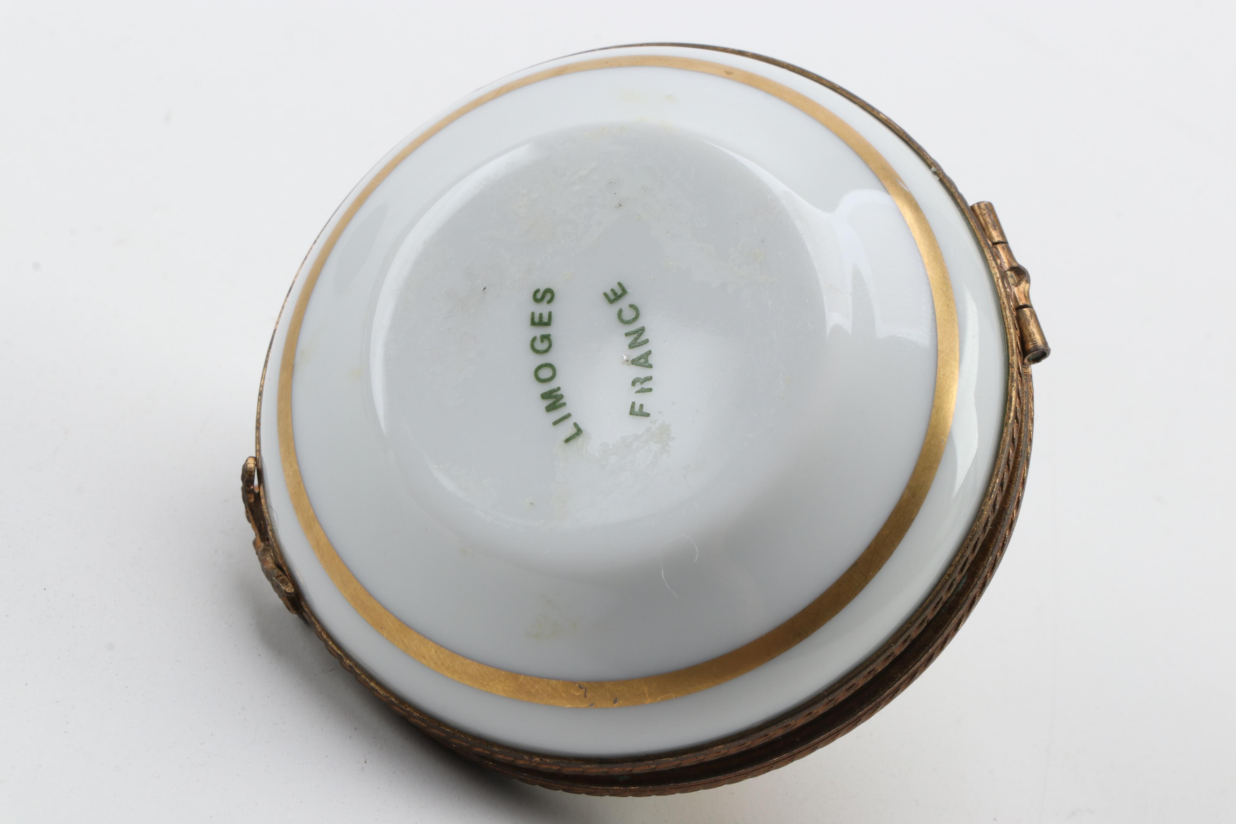 Dubarry and Other Hand-Painted Porcelain Limoges Box