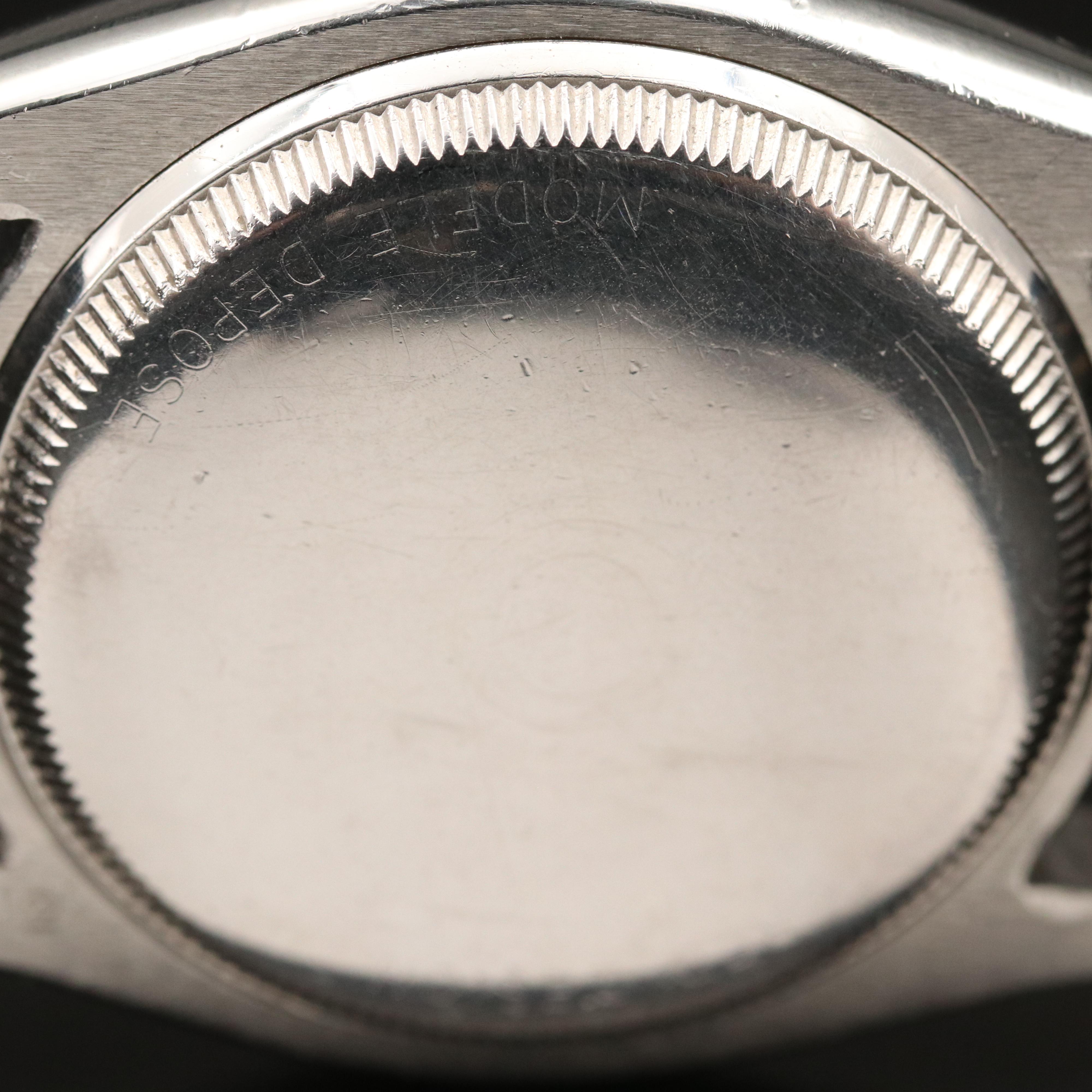 1953 Rolex Turn-O-Graph 6202 Honeycomb Dial Stainless Steel Watch