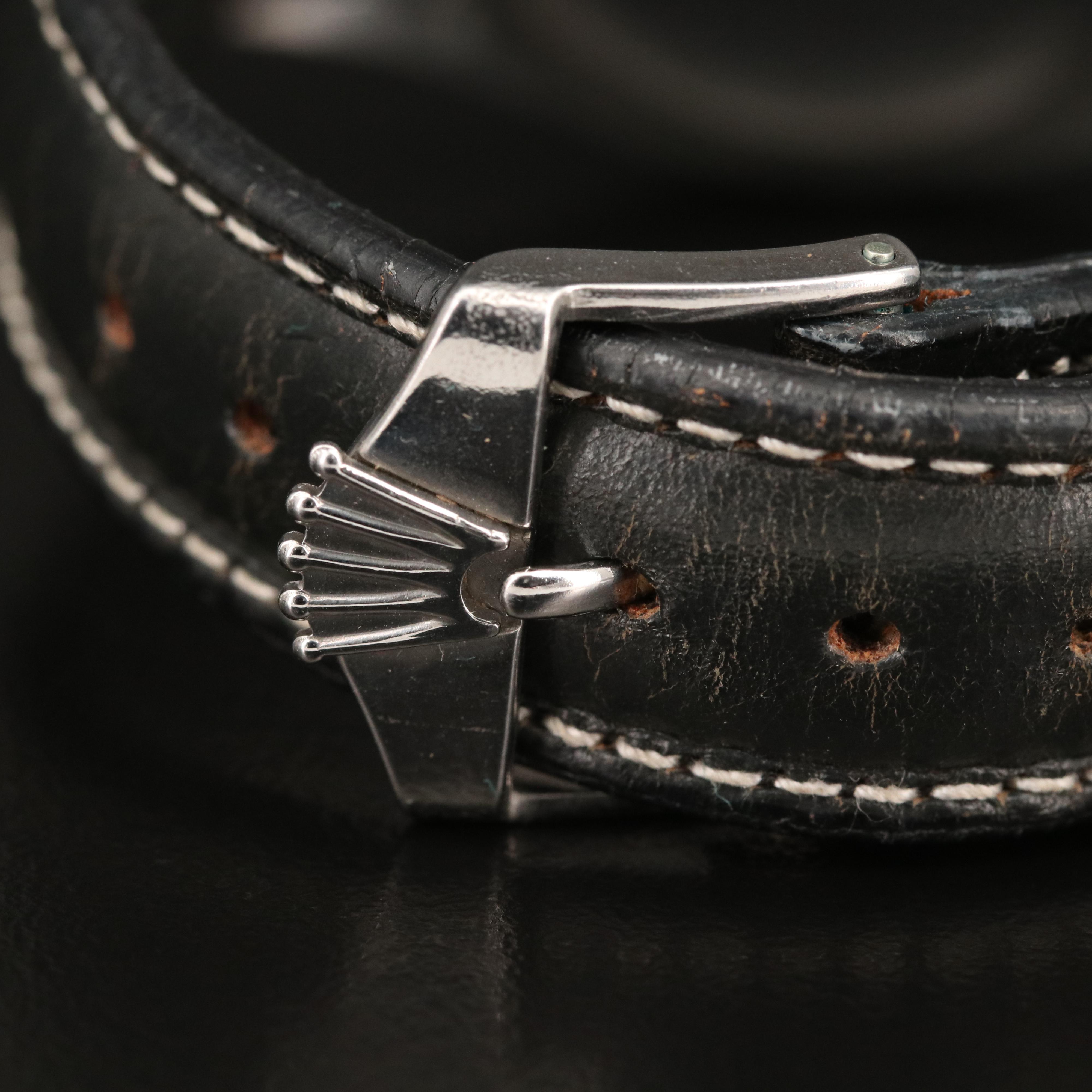 1953 Rolex Turn-O-Graph 6202 Honeycomb Dial Stainless Steel Watch