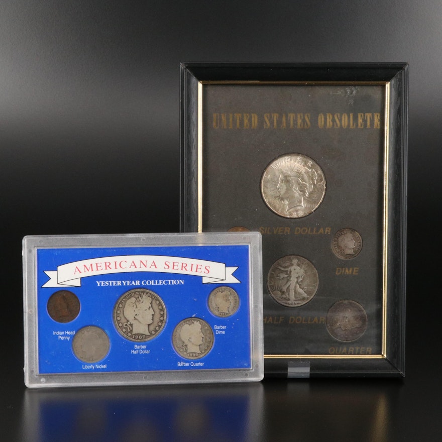 Two U.S. Type Coin Sets, Including Silver