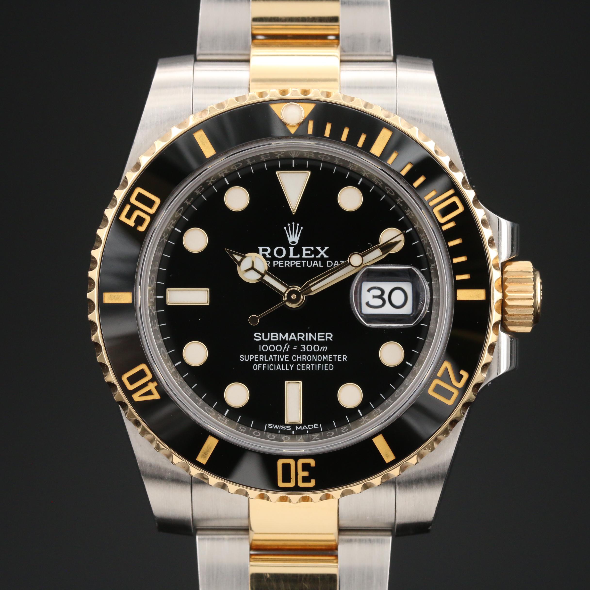 Rolex Submariner 116613LN 18K and Stainless Steel Automatic Watch