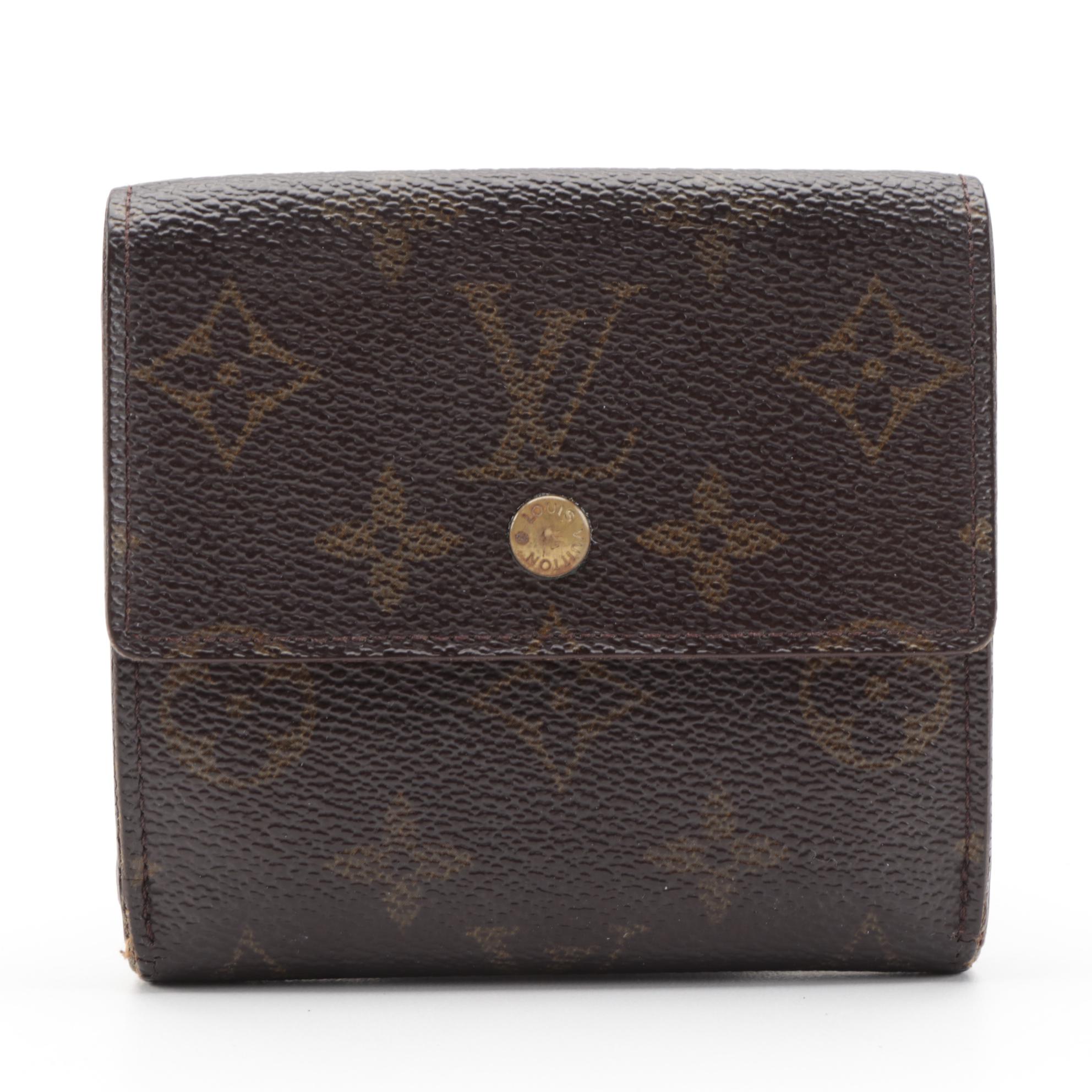 Louis Vuitton Elise Wallet in Monogram Canvas