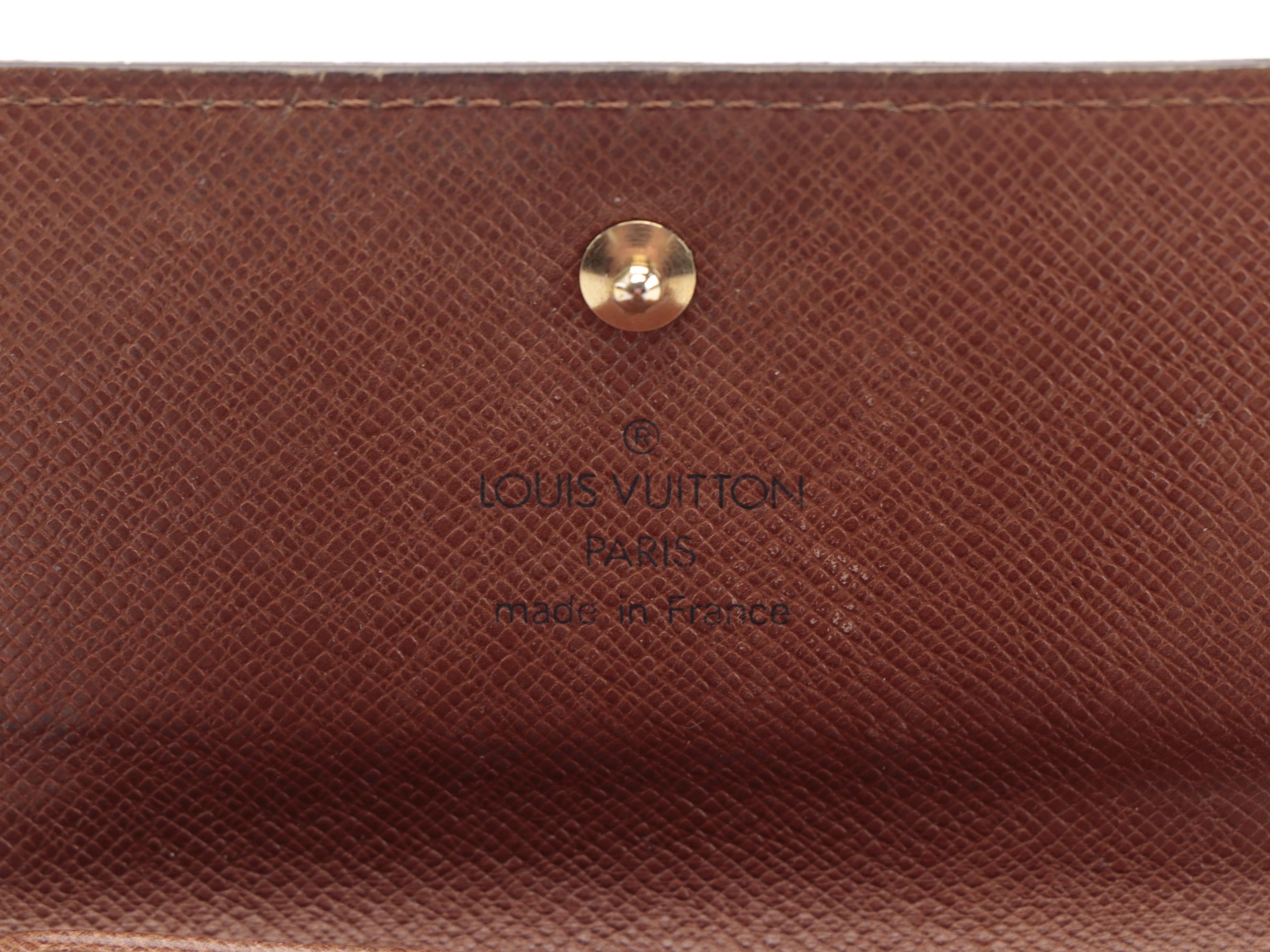 Louis Vuitton Elise Wallet in Monogram Canvas